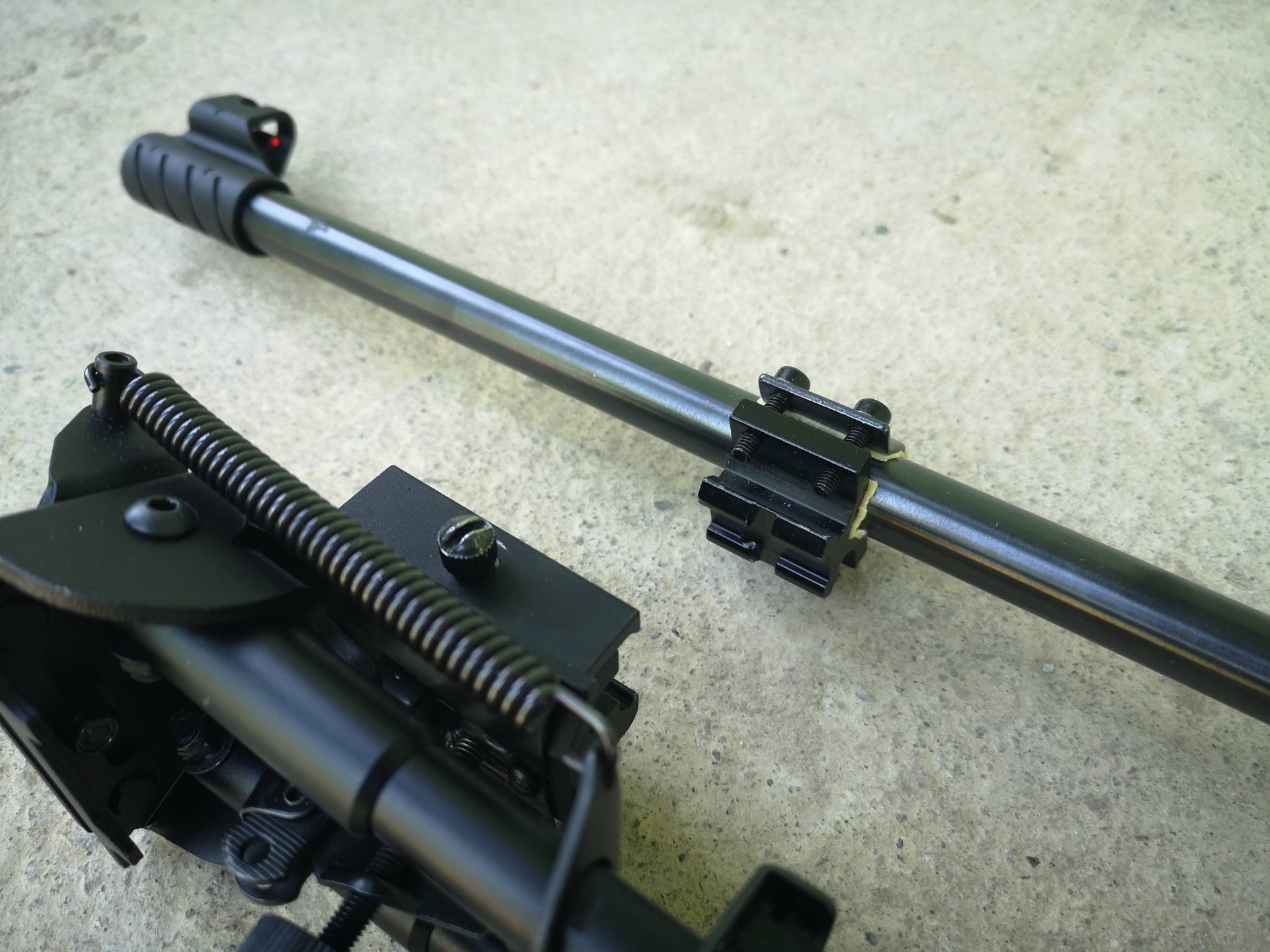 Montaż RIS 22mm na lufę, przejsciówka