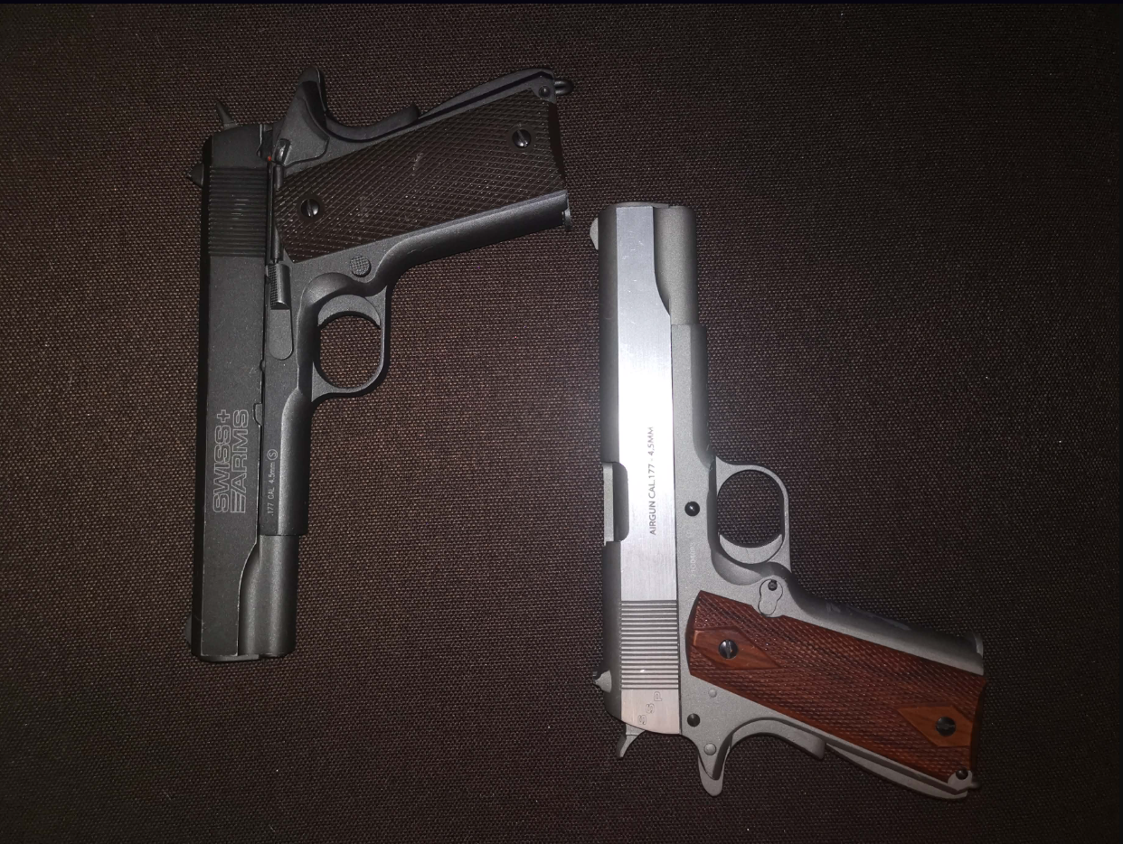 Wiatrówka Cybergun Swiss Arms 1911 4,5mm blowback