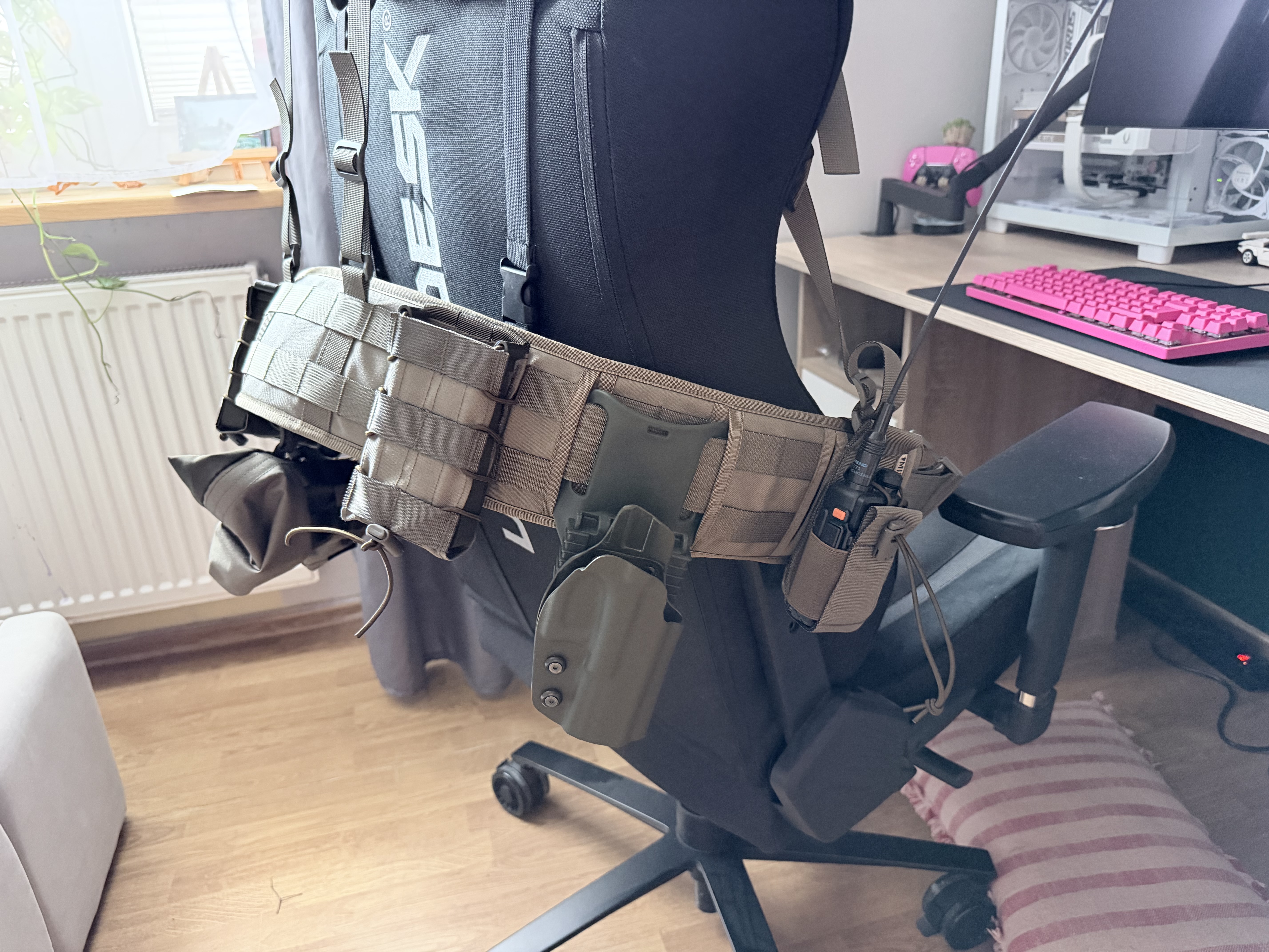 Pas taktyczny z ładownicami i szelkami Miltur nie husar