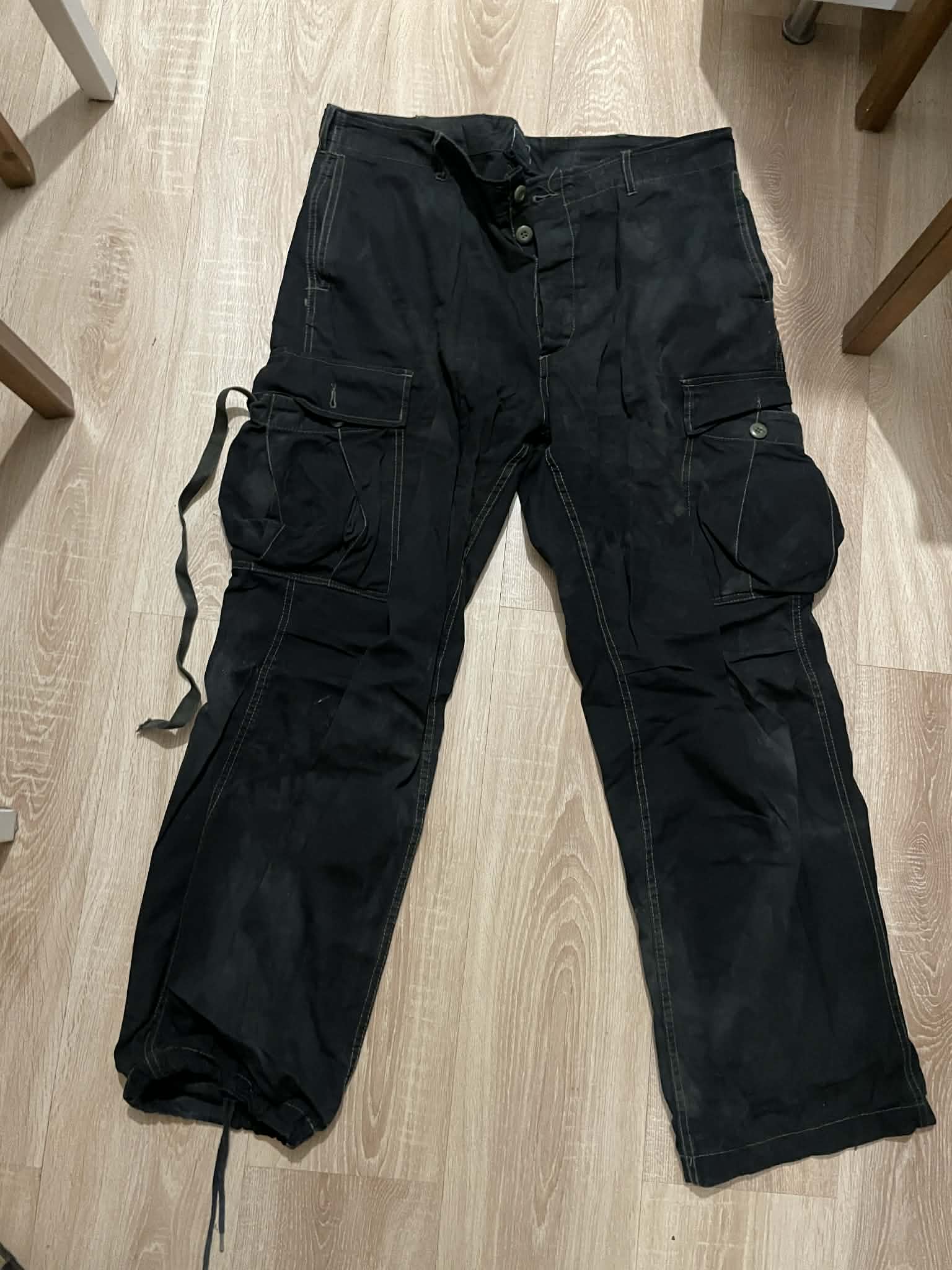 spodnie TCU czernione reprodukcja rozmiar L vietnam SOG