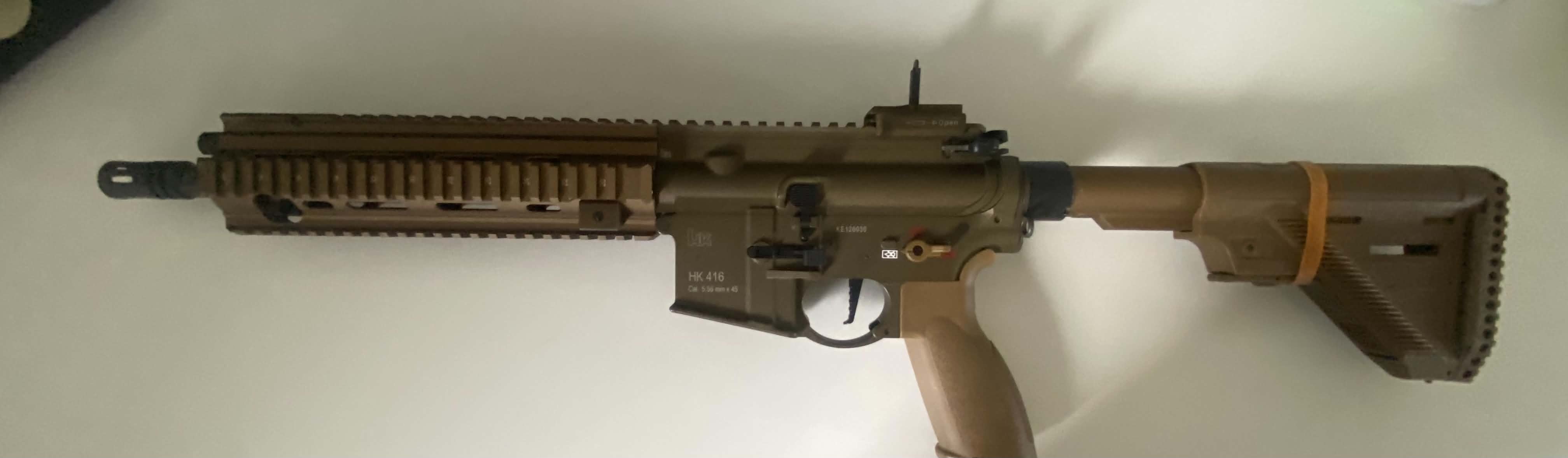 UMAREX/VFC HK416 A5 AEG - RAL8000 - waga 1500g/1700g