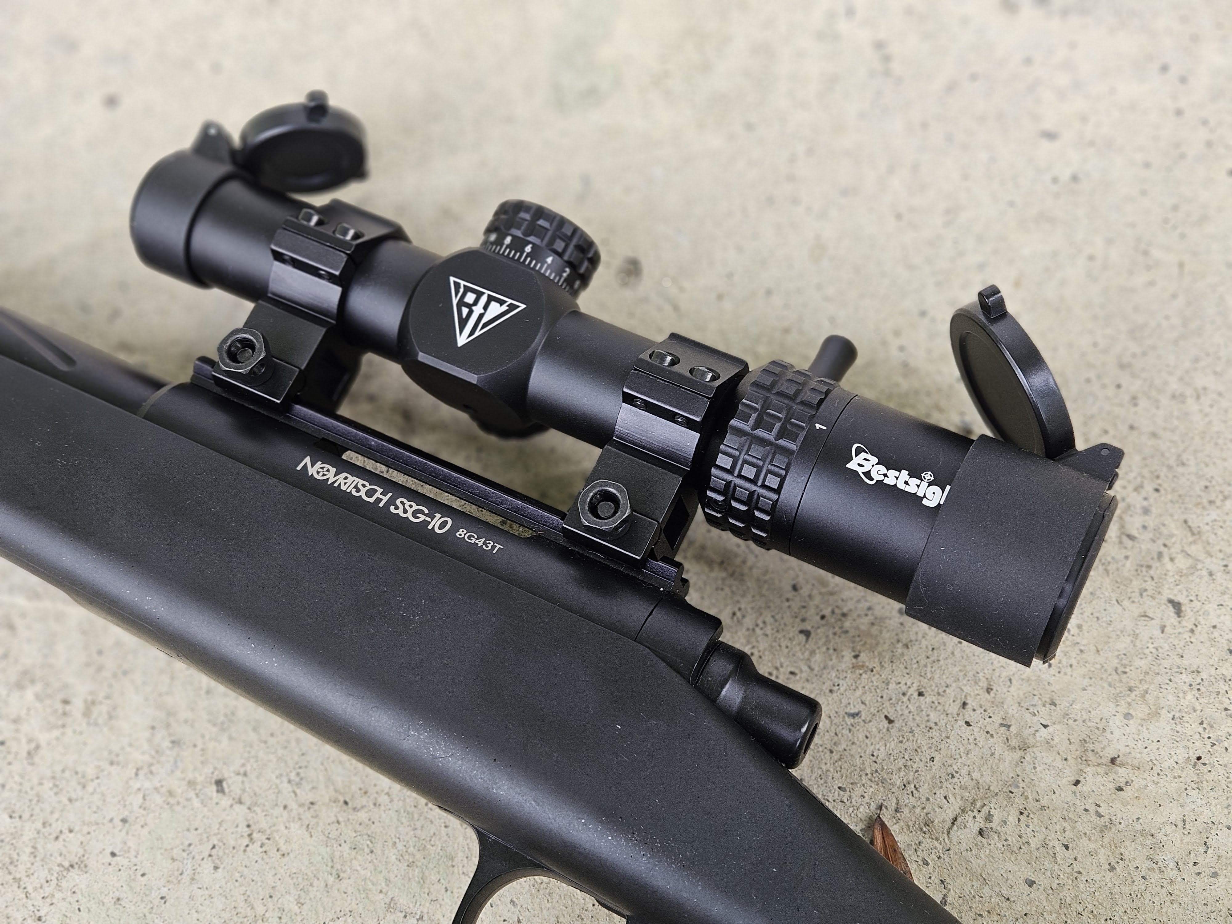 SSG10 jak nowa Novritsch 530fps luneta szturmowa 1-5x24