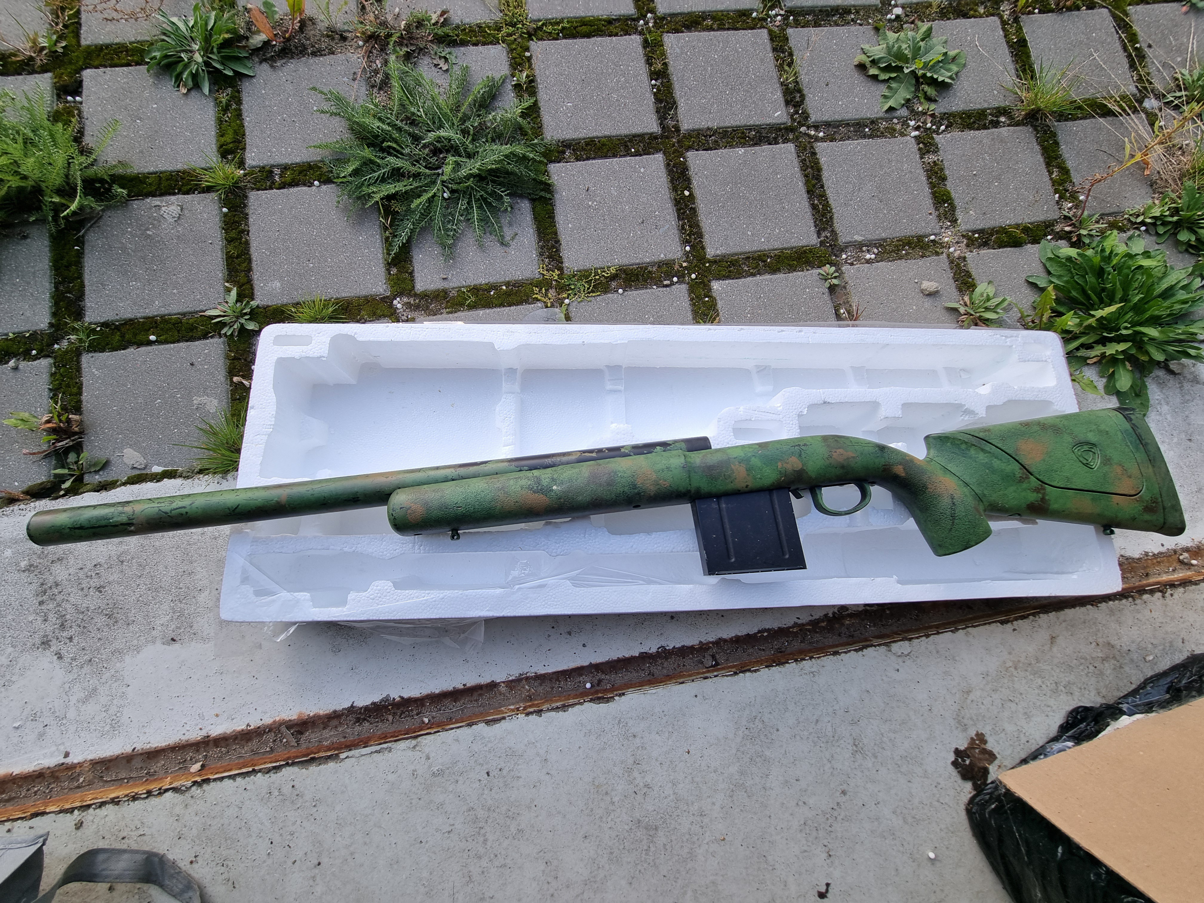 body + luneta + magazynek / APM40 APS / karabin snajperski / camo