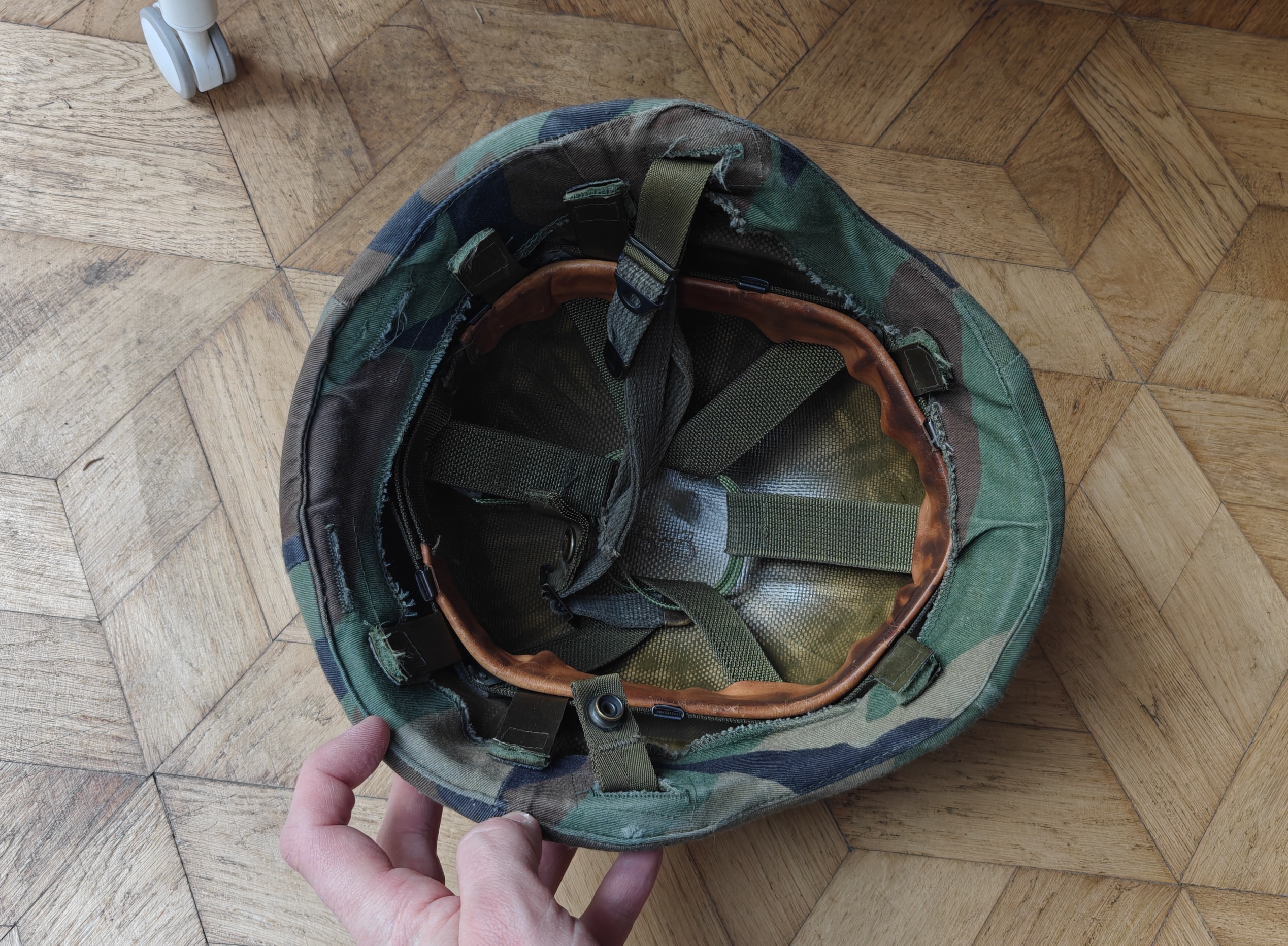 Hełm PASGT S + pokrowiec woodland US ARMY USMC