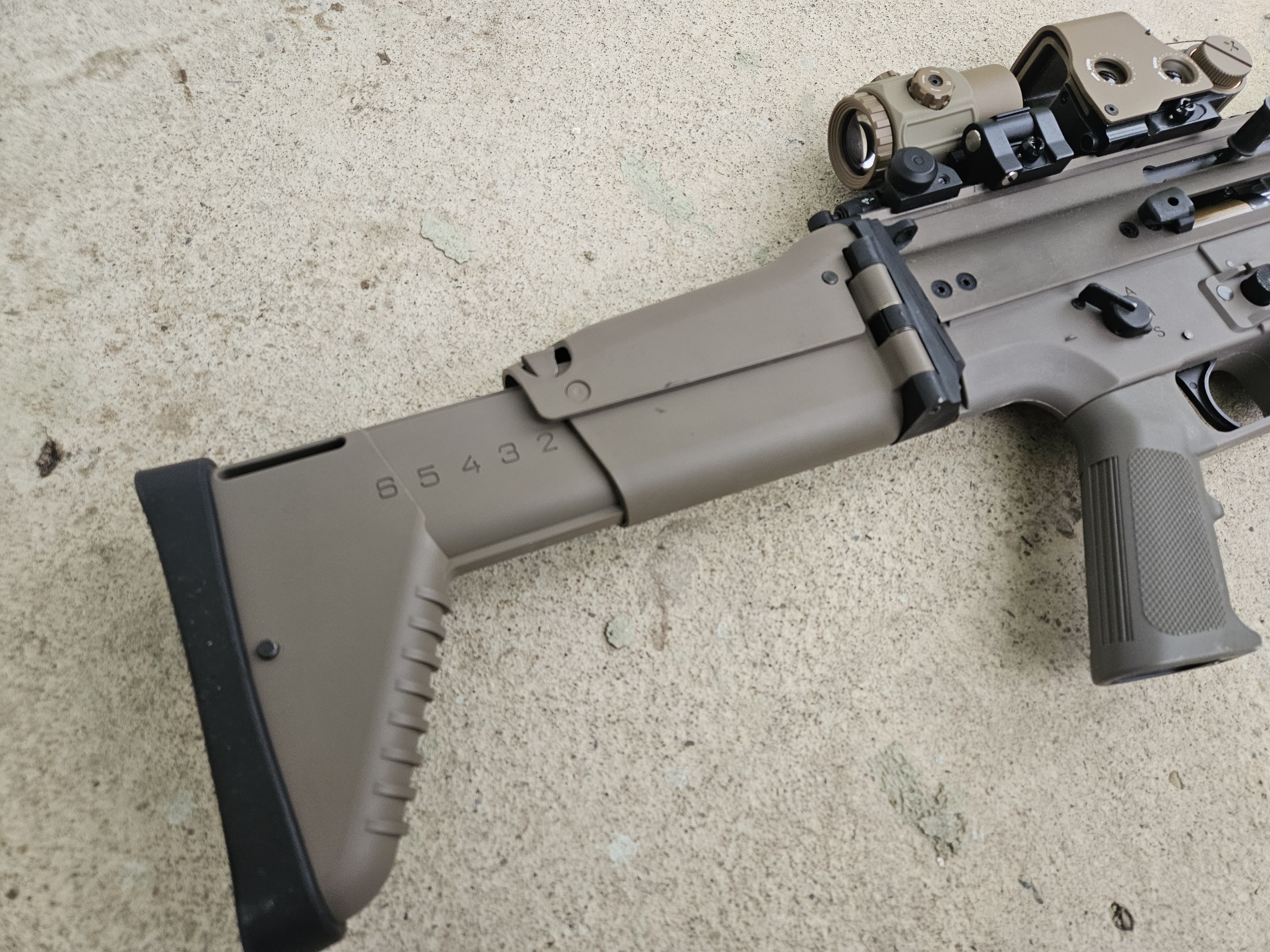 SCAR H 415fps stan bdb z Lipo 11,1V