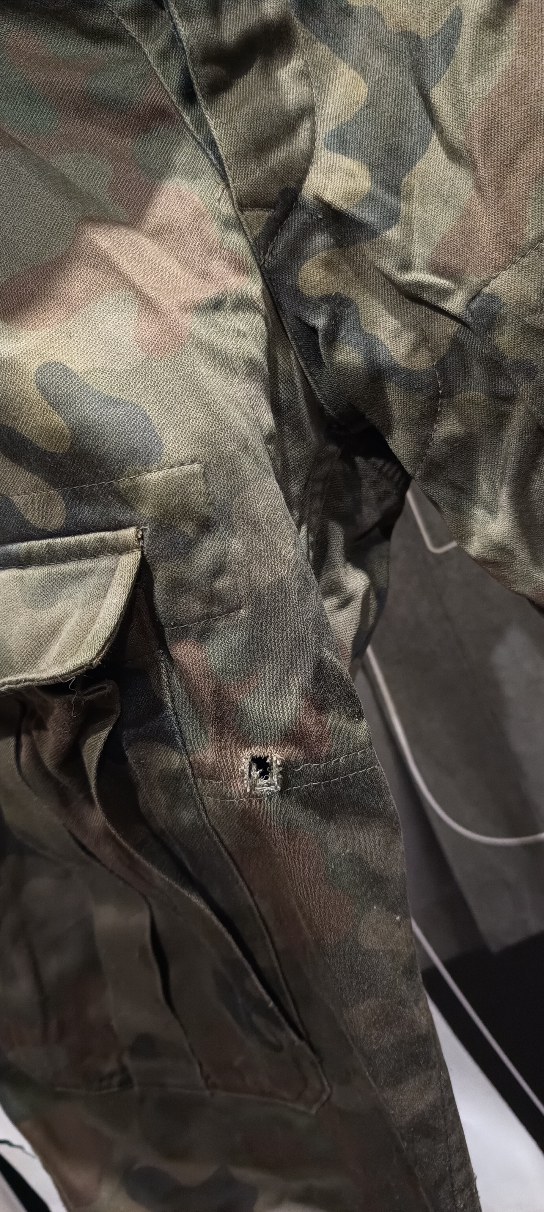 Spodnie mundurowe wz93 w słabym stanie