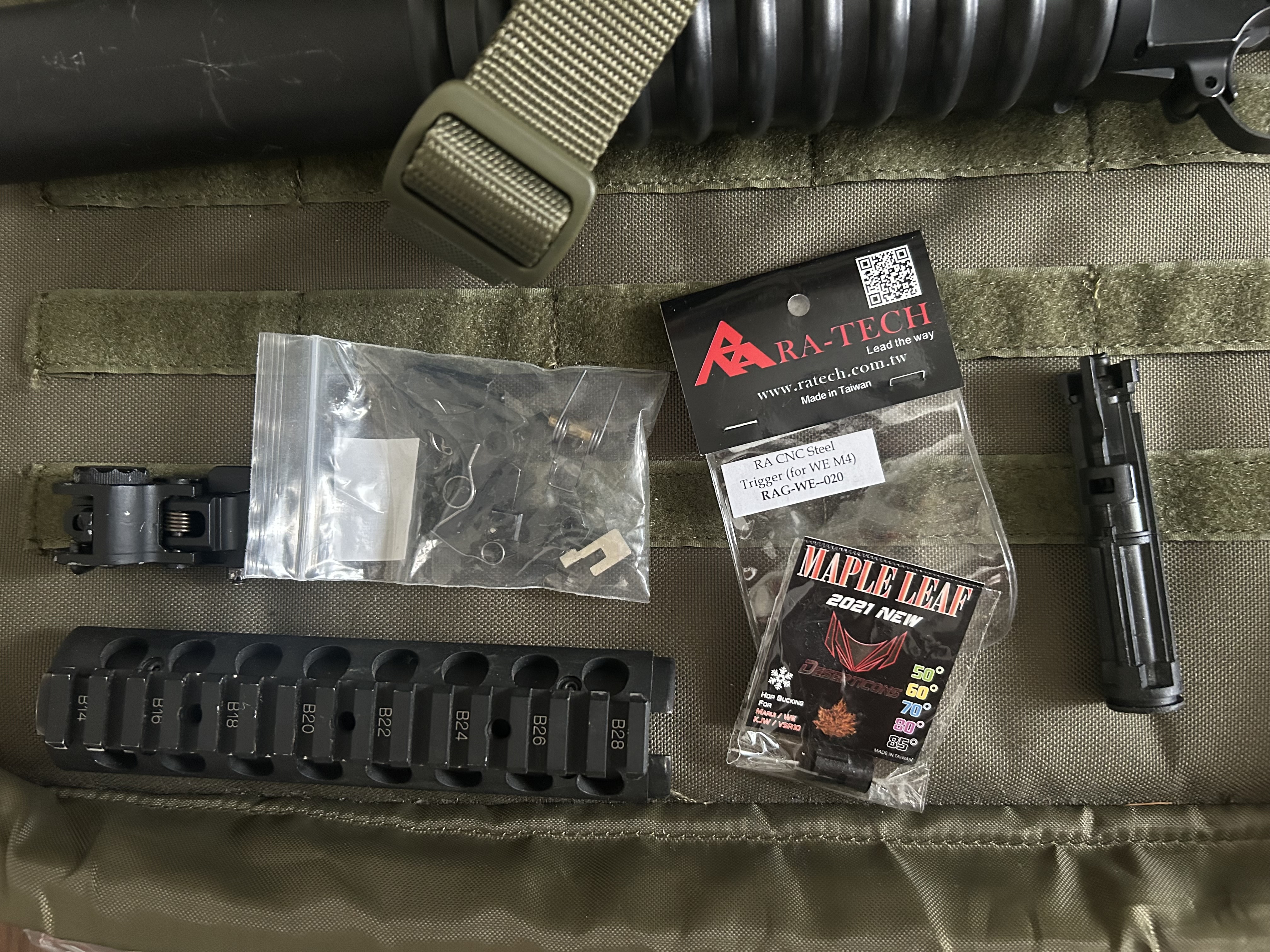 M4A1 m203 GBBR WE z stalowym zespołem spustu RA-Tech