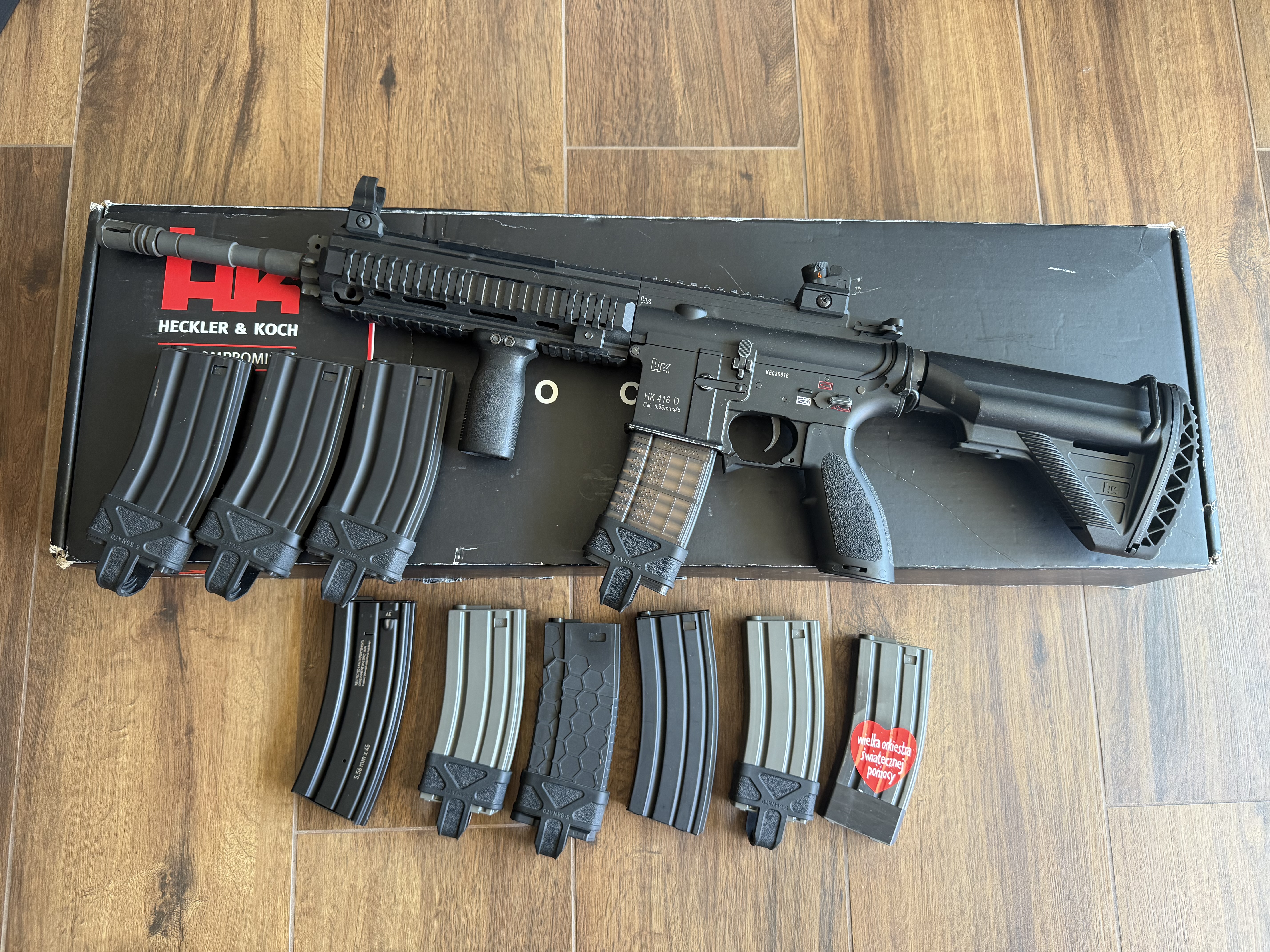 HK416 VFC + 10 magazynków + tuning / do serwisu