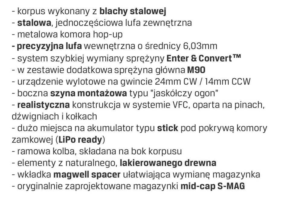 Zestaw SA-J08 EDGE SPECNA ARMS