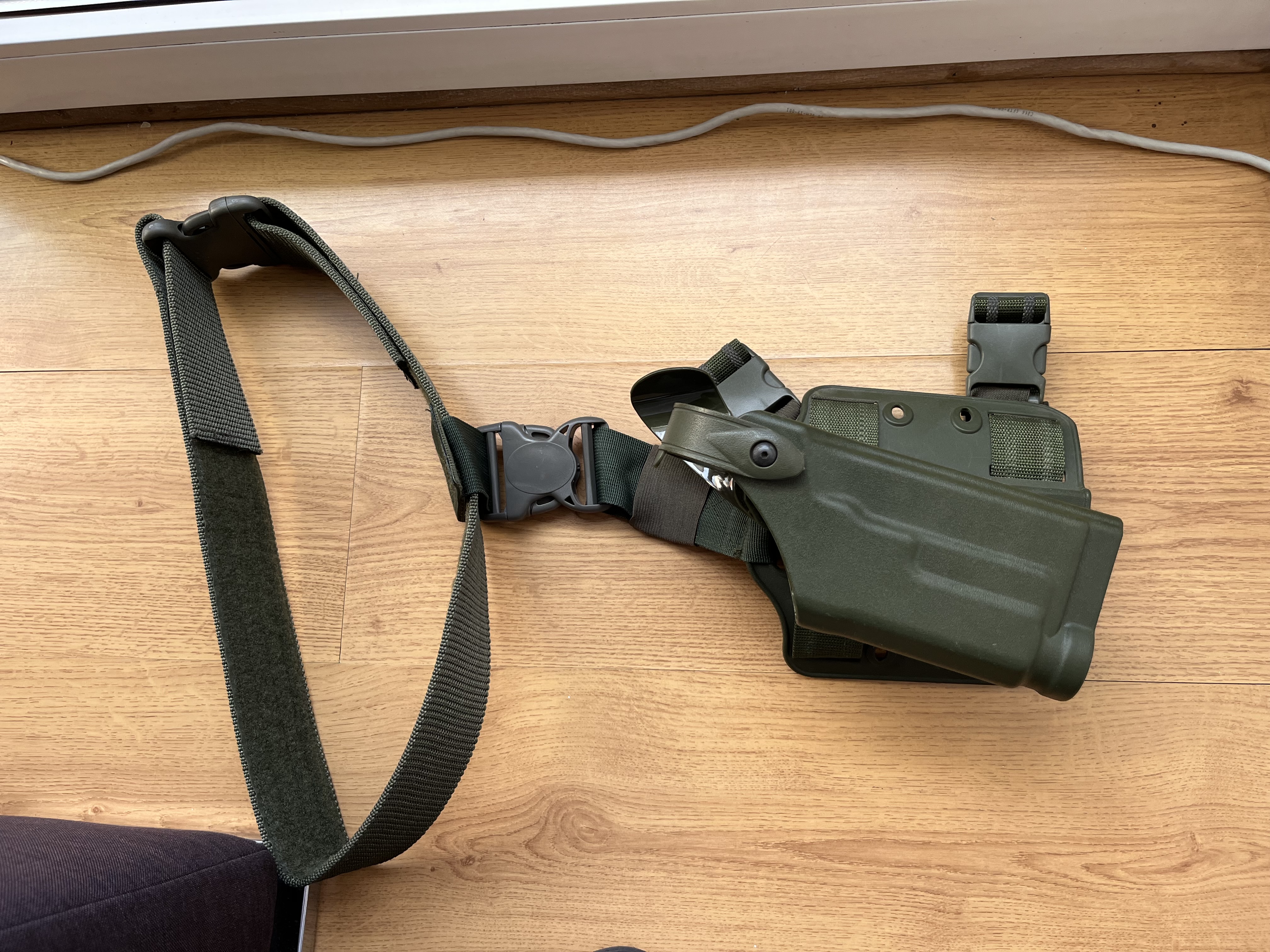 Oryginalna kabura Safariland HK USP + SureFire X200/X300 (Pas + Panel)