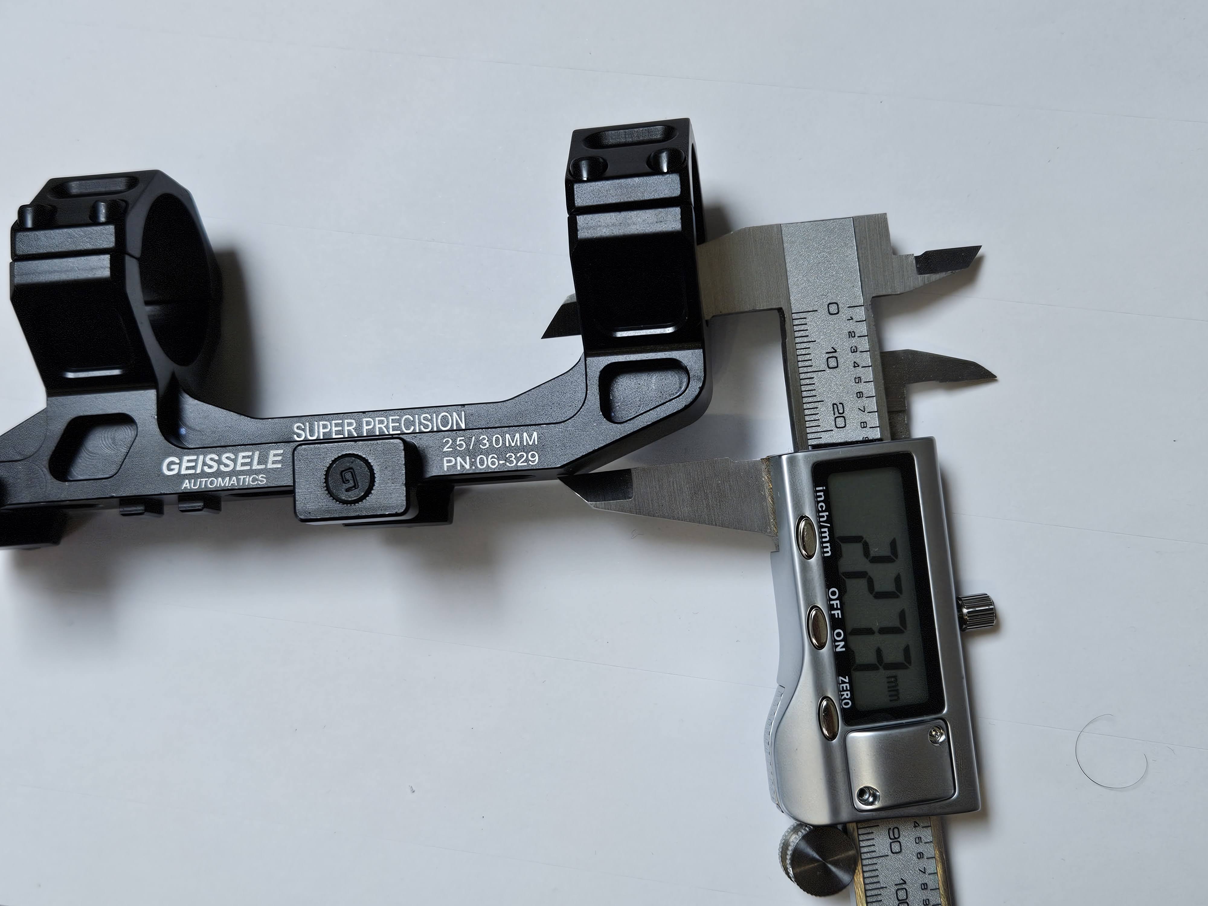 Montaż kopia GEISSELE 1,5mount tubus 30mm lub 25,4mm