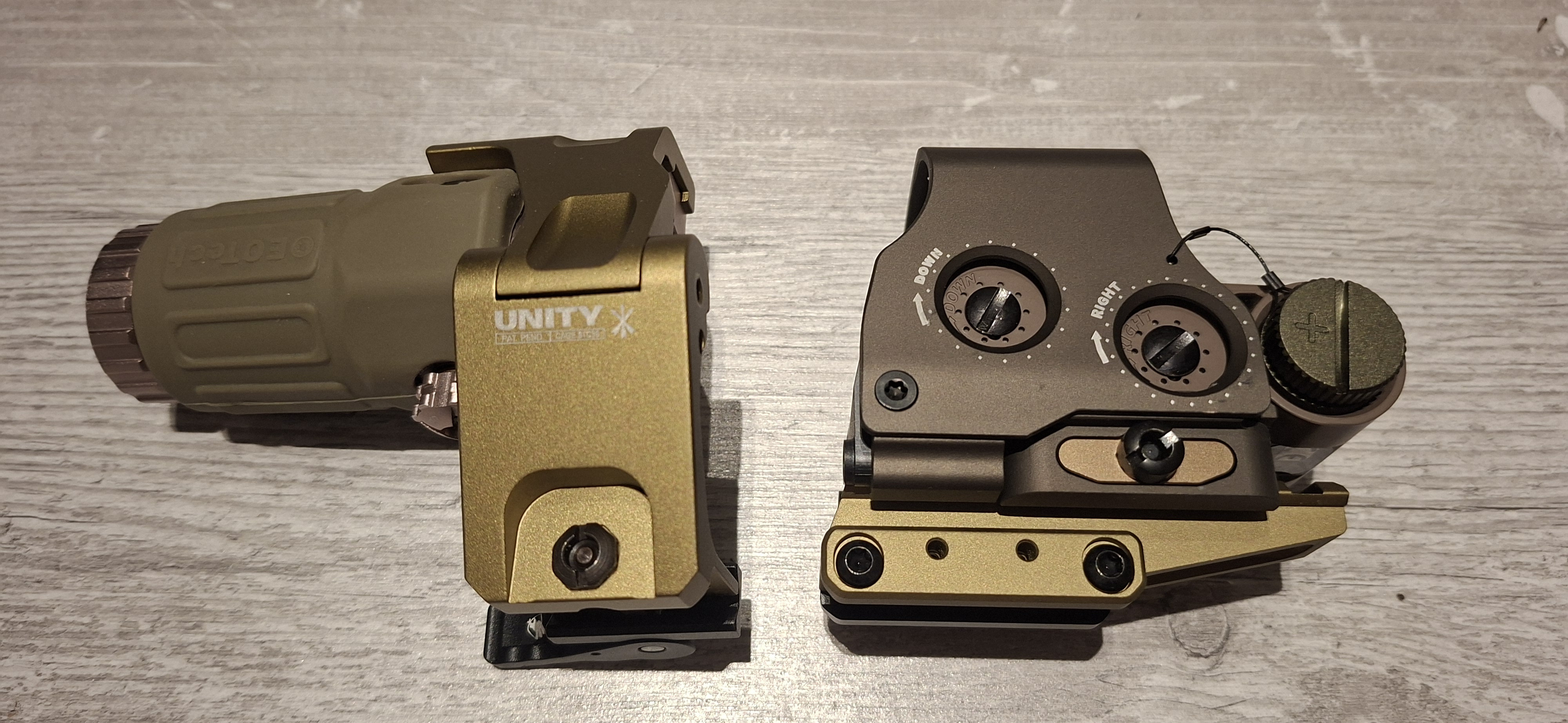 Holy Warrior S1 EXPS3-0 NV Fucntion 558 Red Dot Sight Hunting Holographic Scope 2021.Ver W/Original Logo Sign Marking - Color&marking : TAN&Mil Spec Marking