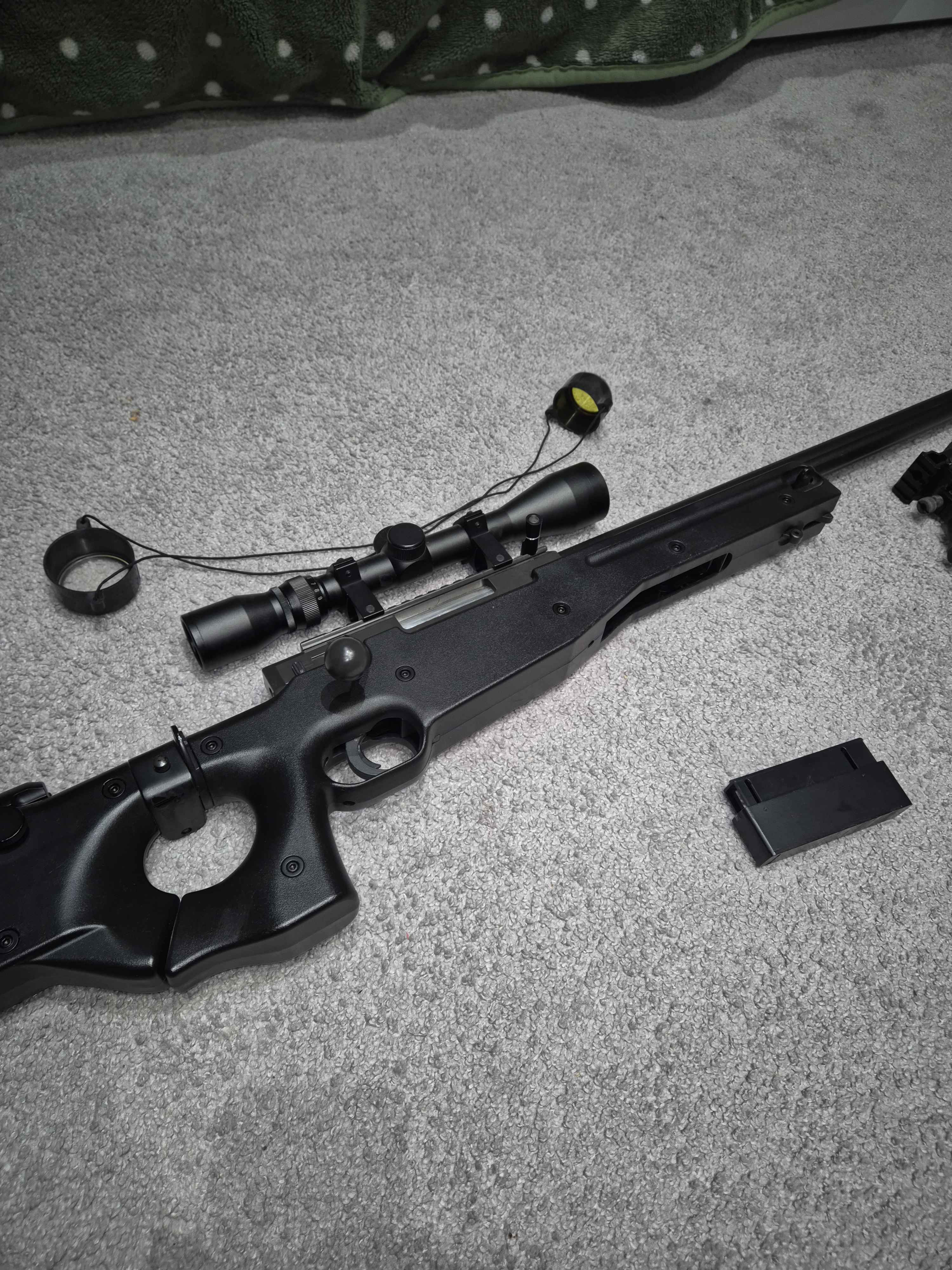 Replika ASG Well L96 AWP + luneta + dwójnóg