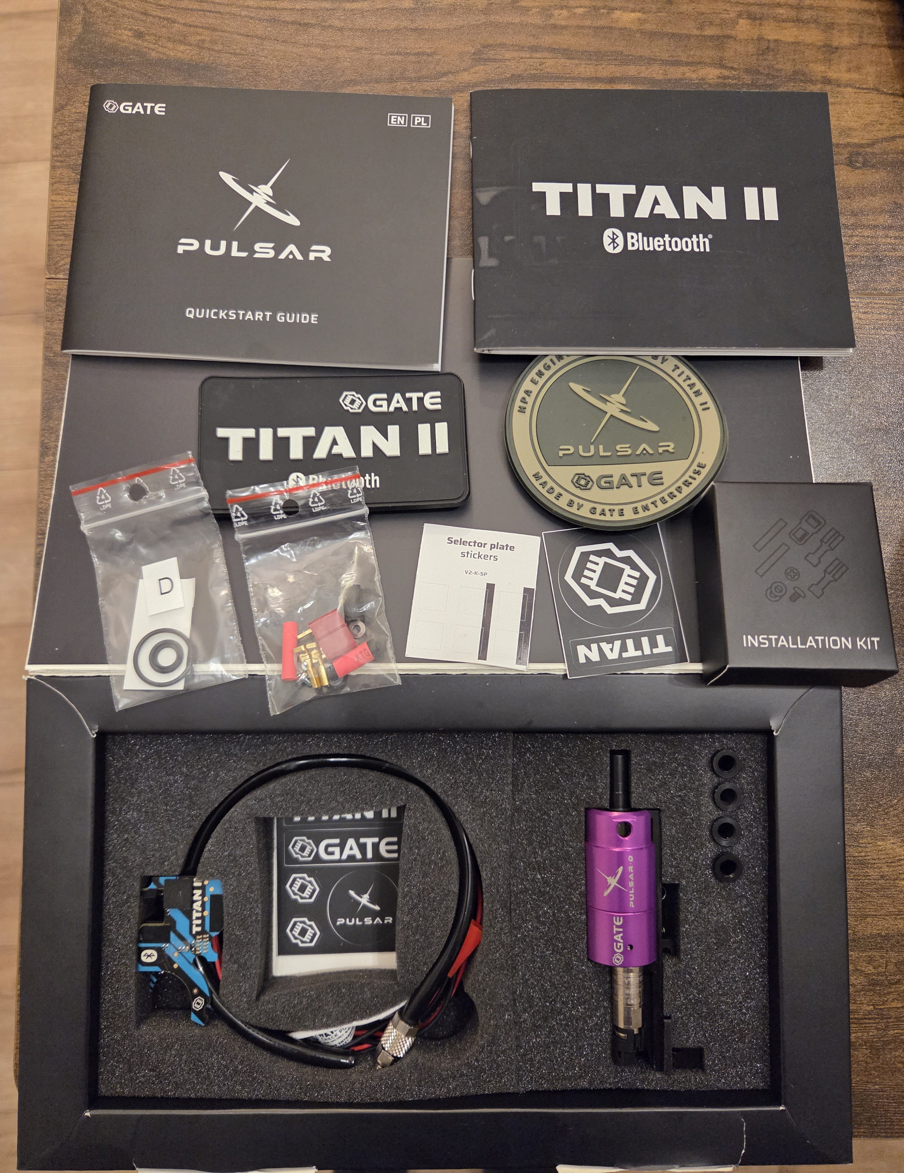 GATE PULSAR D Rev.2 + TITAN II Bluetooth EXPERT – kompletny zestaw HPA