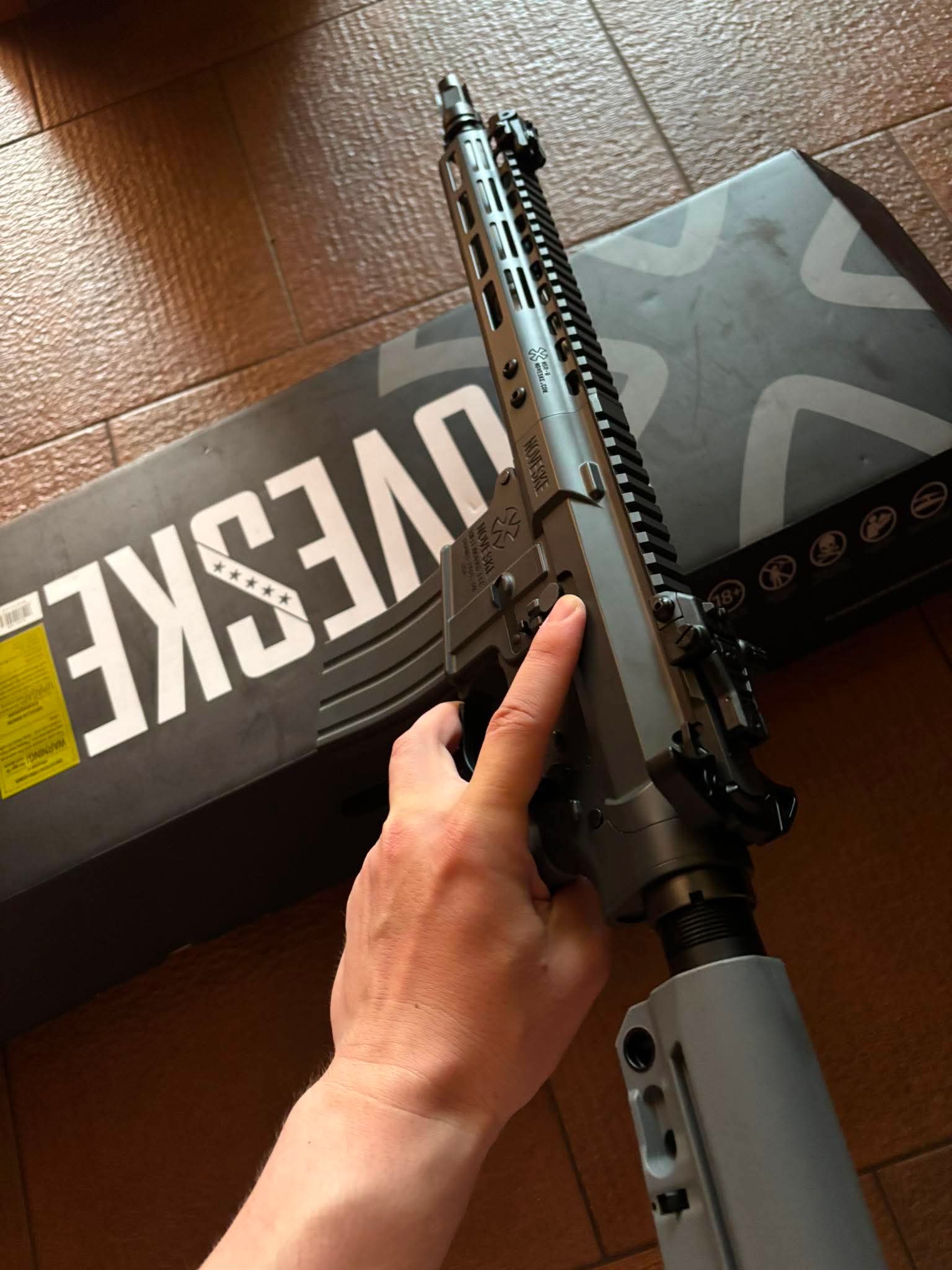 Replika ASG / MWS DE / GBBR po tuningu