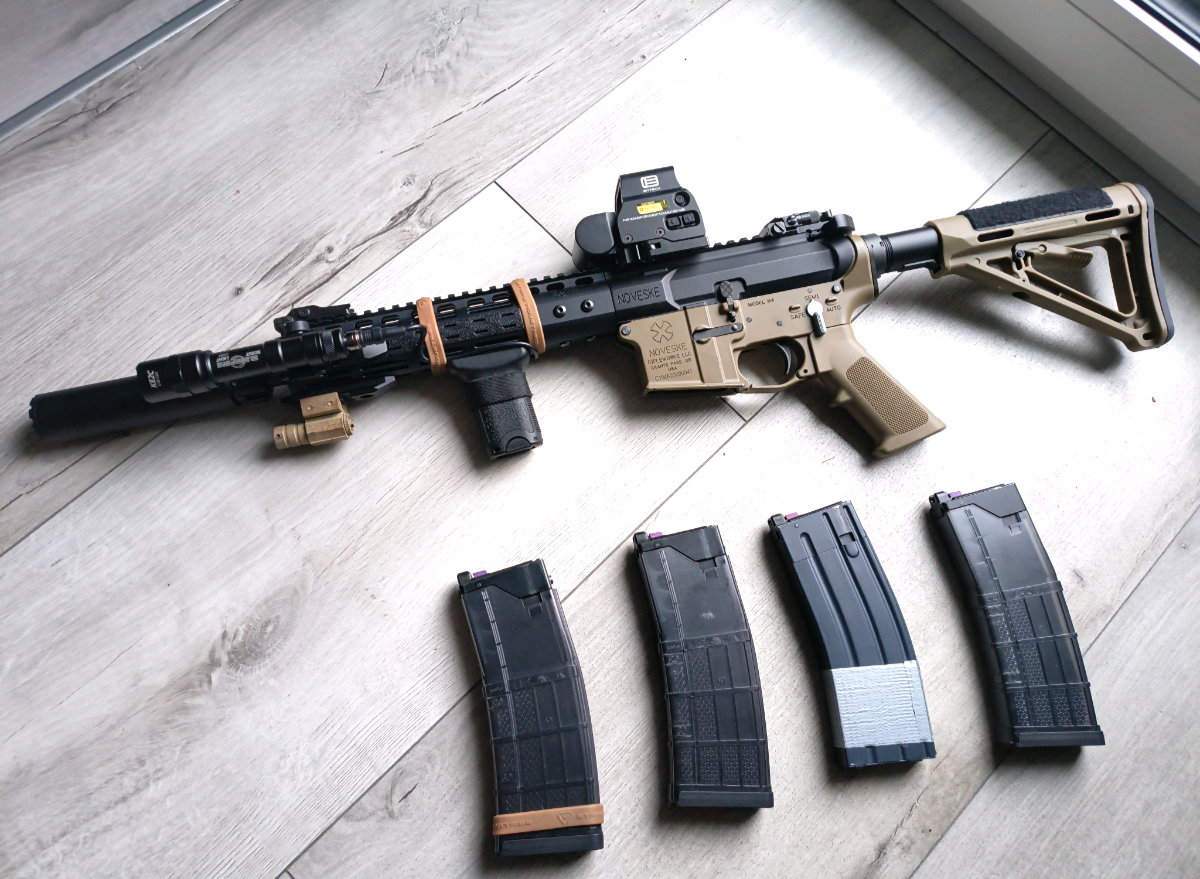 CGS NOVESKE N-4 M4 GBB REPLIKA ASG TUNING PLUS MAGI