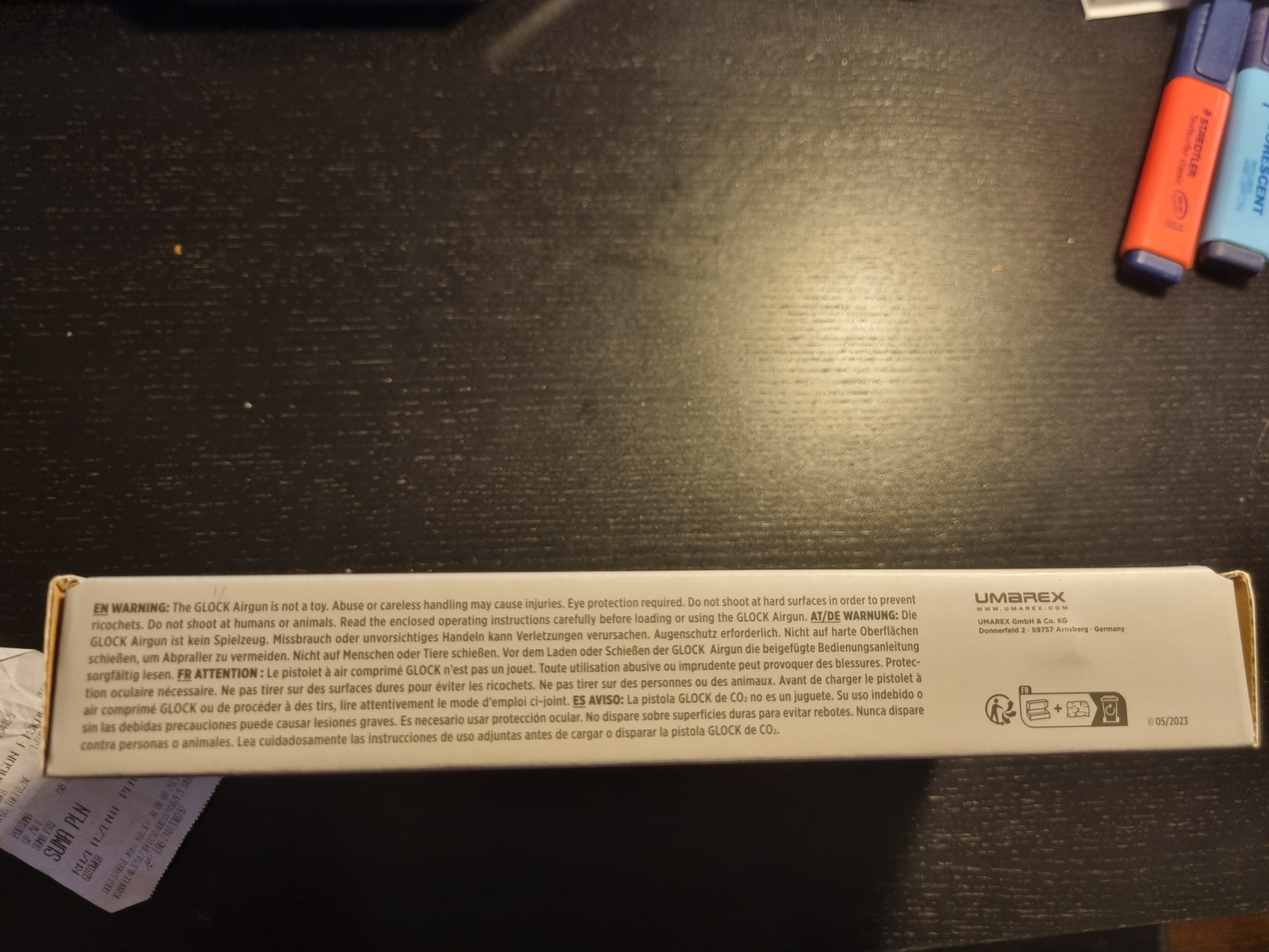 Replika ASG Glock 17 + uniwersalna kabura