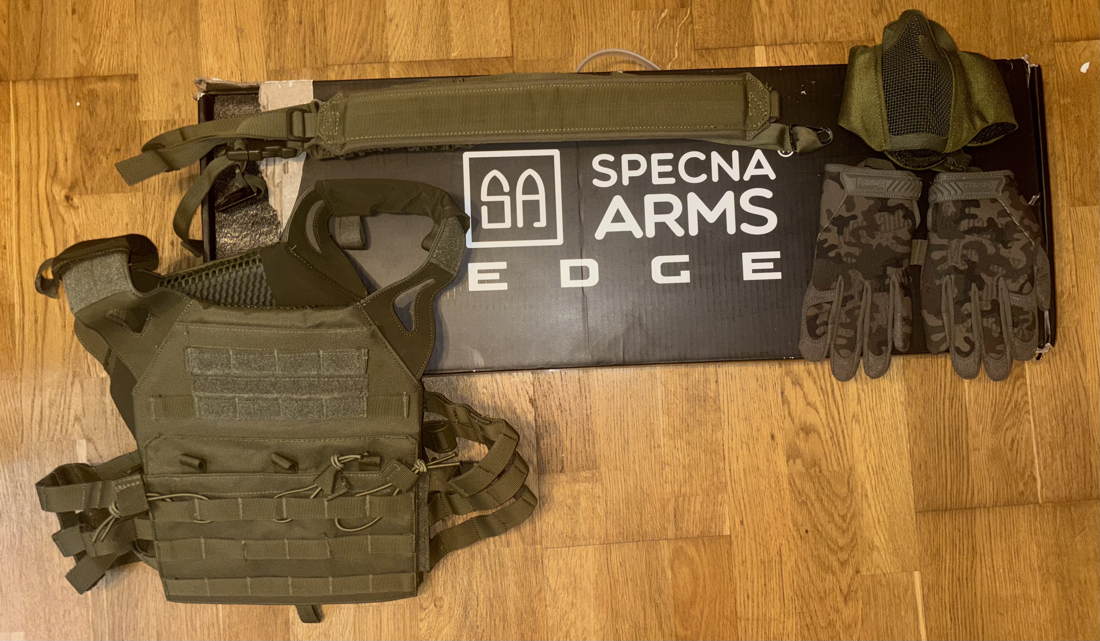 Zestaw Asg SA-E09 EGDE+ osprzęt (Koszt nowego zestawu w sklepie to 1,8k) (Wszystko sprawne)