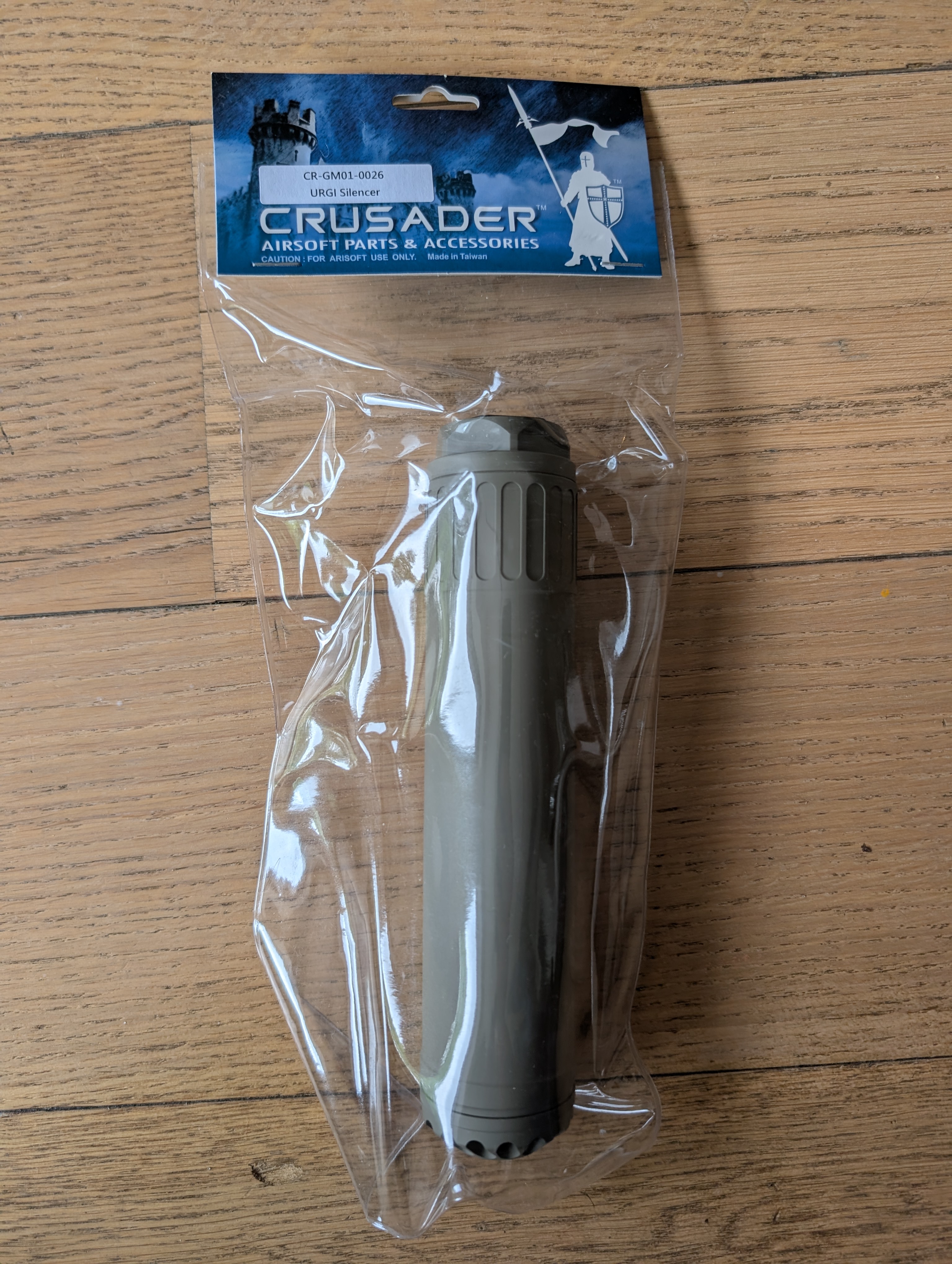 Crusader OSS Style EL-QD 762 Airsoft Suppressor (MK16 URGI Style)