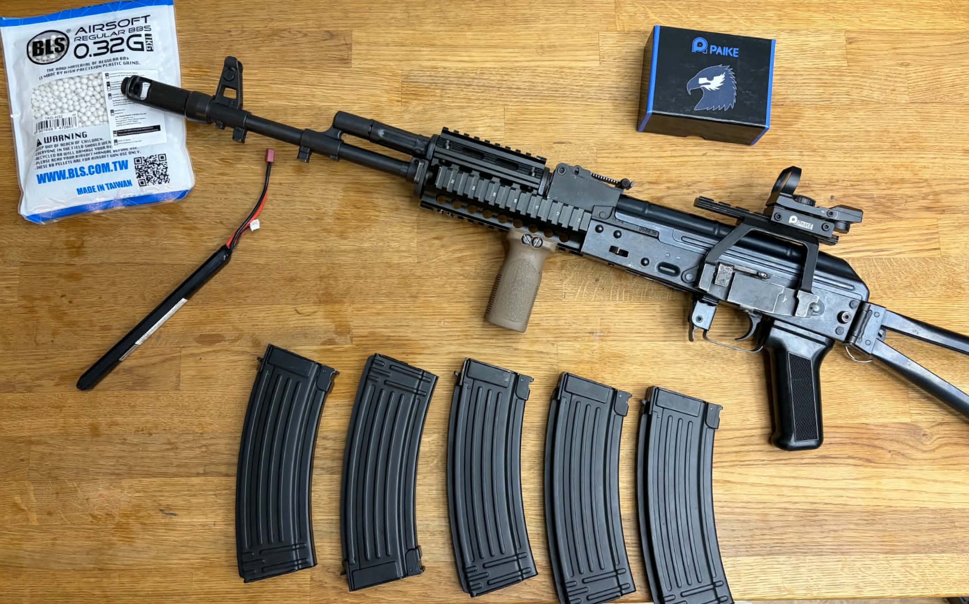 E&L AK74 tuning 450fps 1.9J