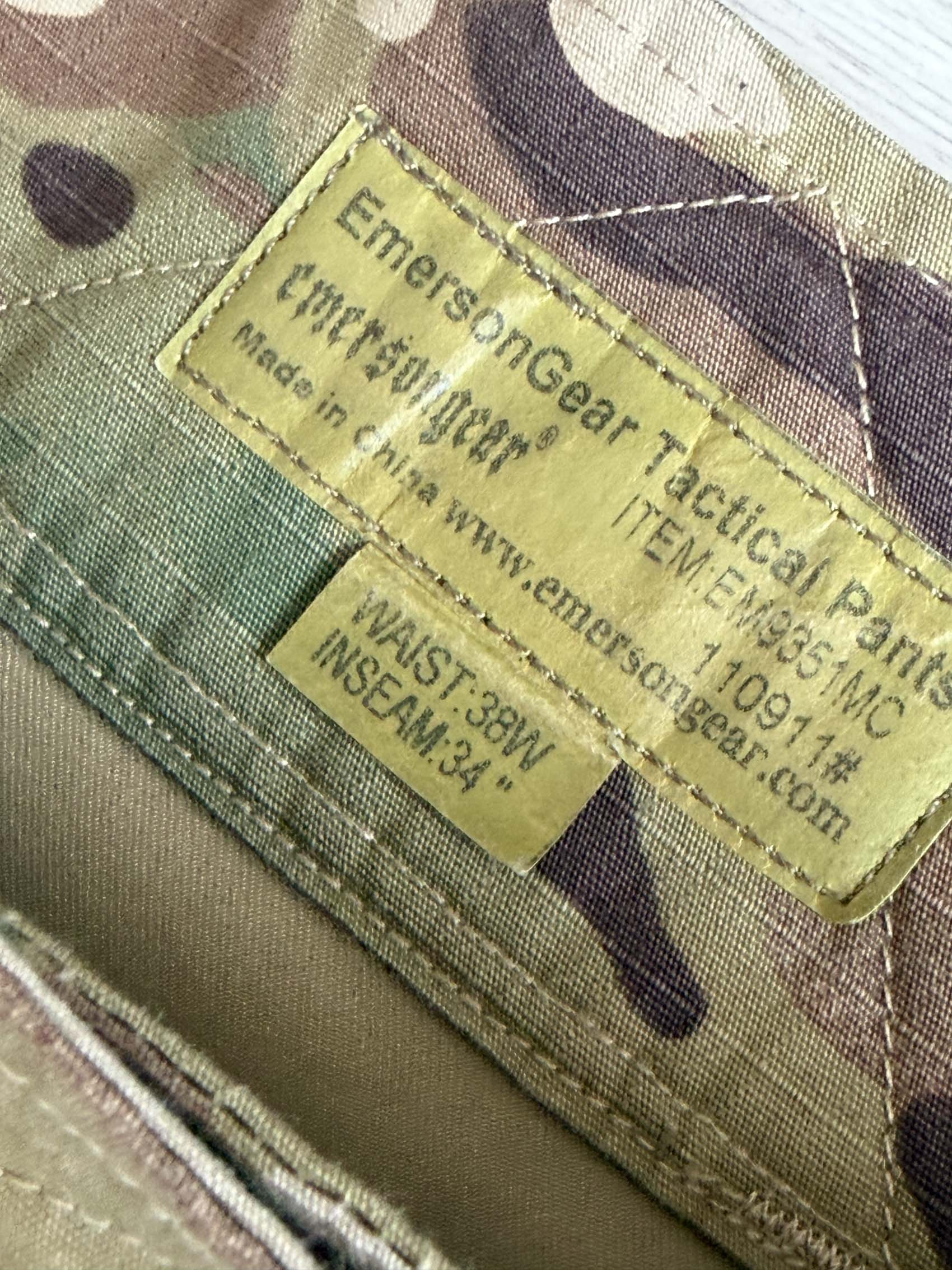 Spodnie taktyczne Emerson Gear G3 Multicam ASG 38/32