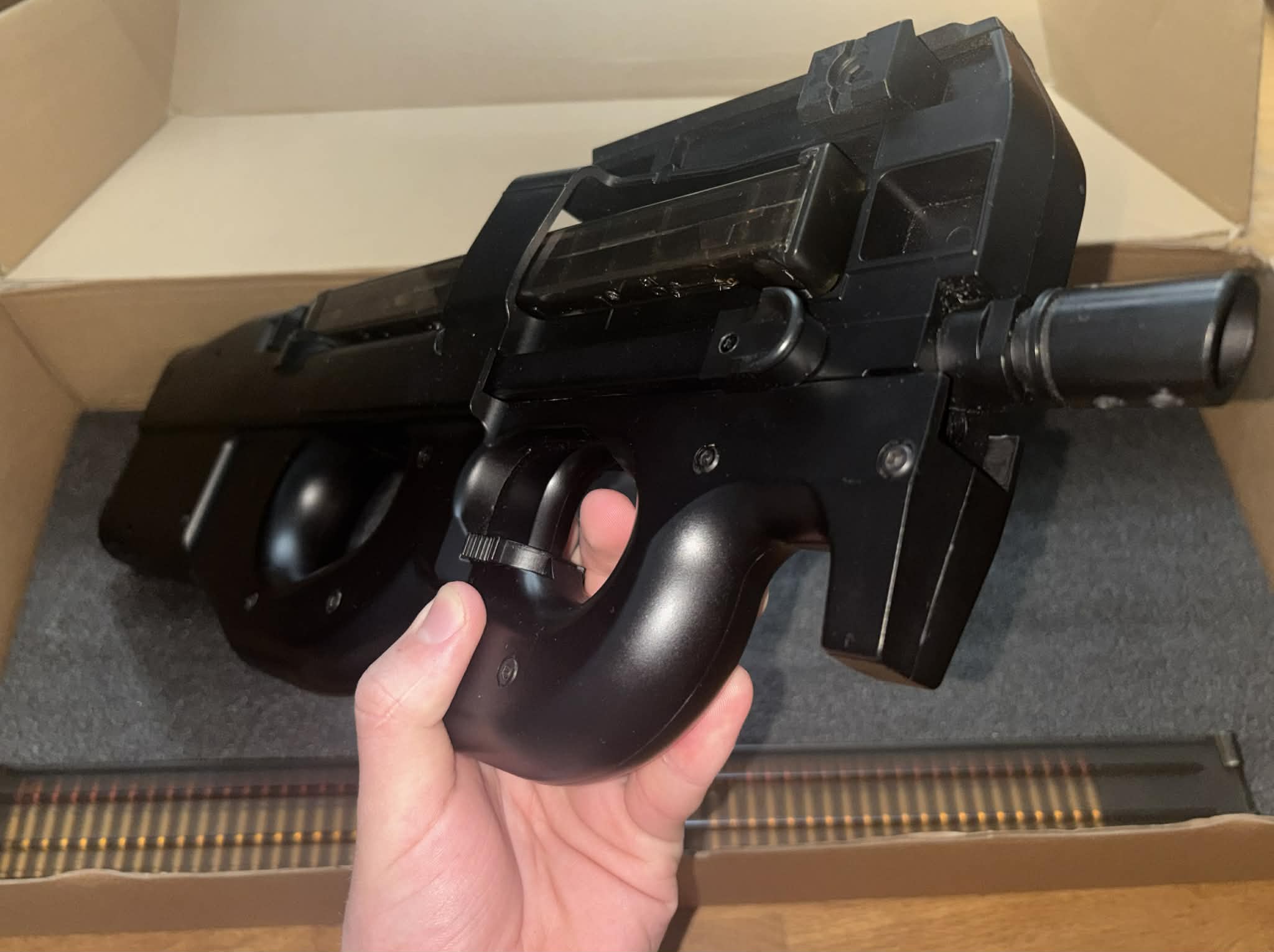 P90 Double Bell+3 magazynki (Nie wiem ile jest warta, proszę pisać propozycje cenowe)