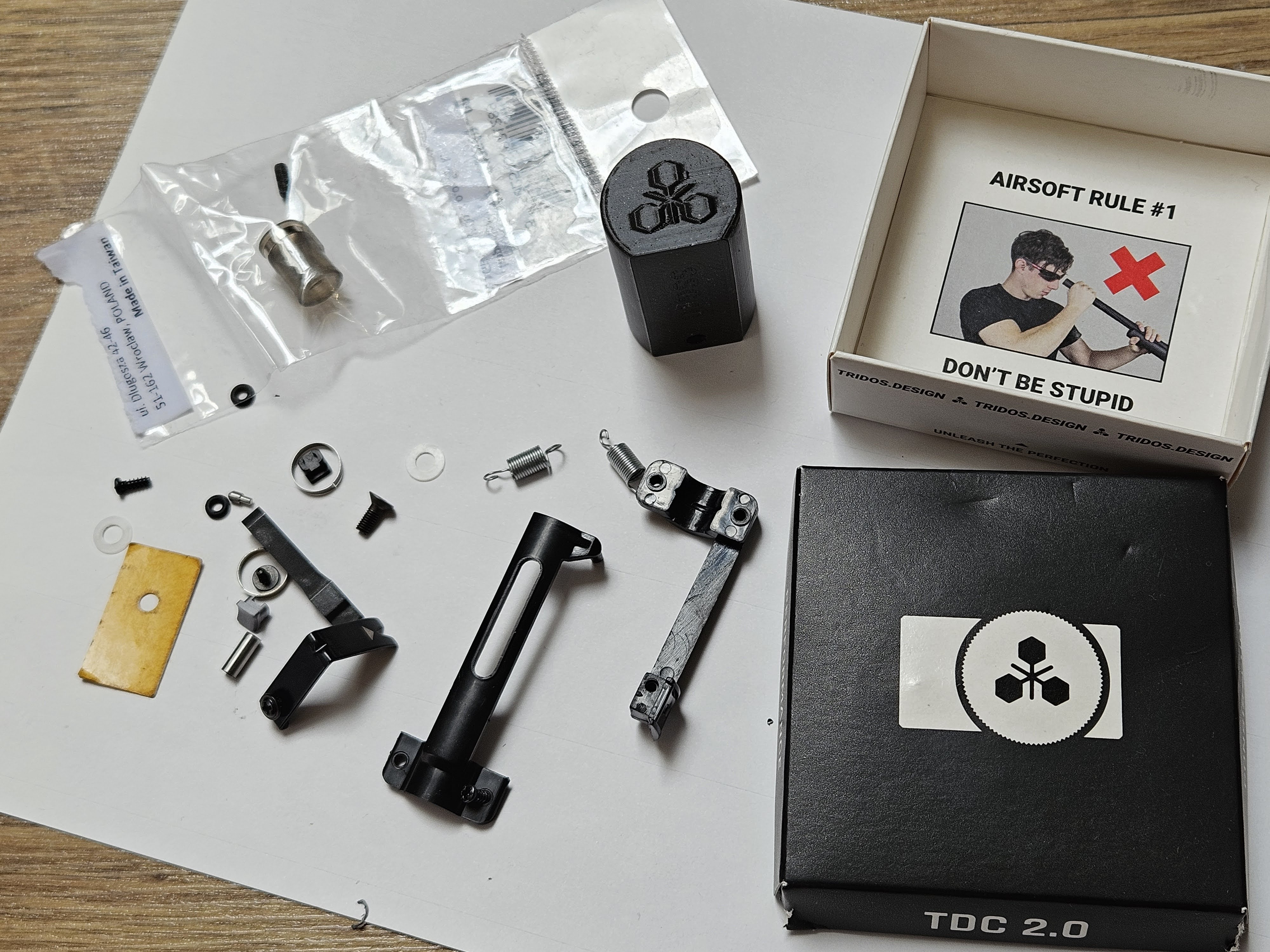 Elementy komory hop-up Novritsch SSG10 TAC 2, zestaw zamienników