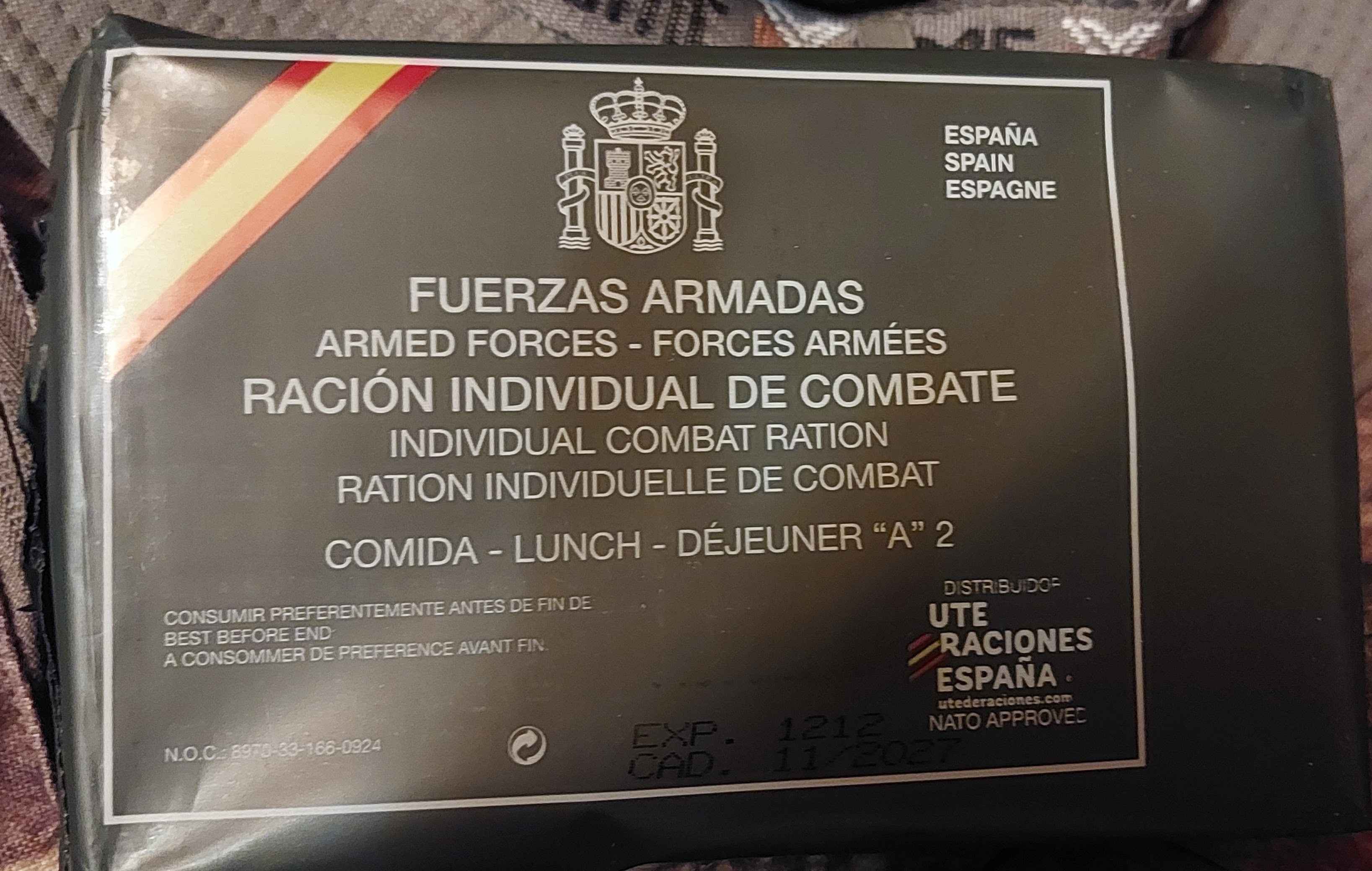 Hiszpańska racja żywnościowa