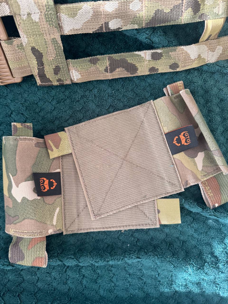 Zestaw plate carrier M-Tac Cuirass Elite Gen II (Multicam) + front flap HUSAR Hybrid Rifle Front Flap + 3× ładownice GPC Wing Pouch