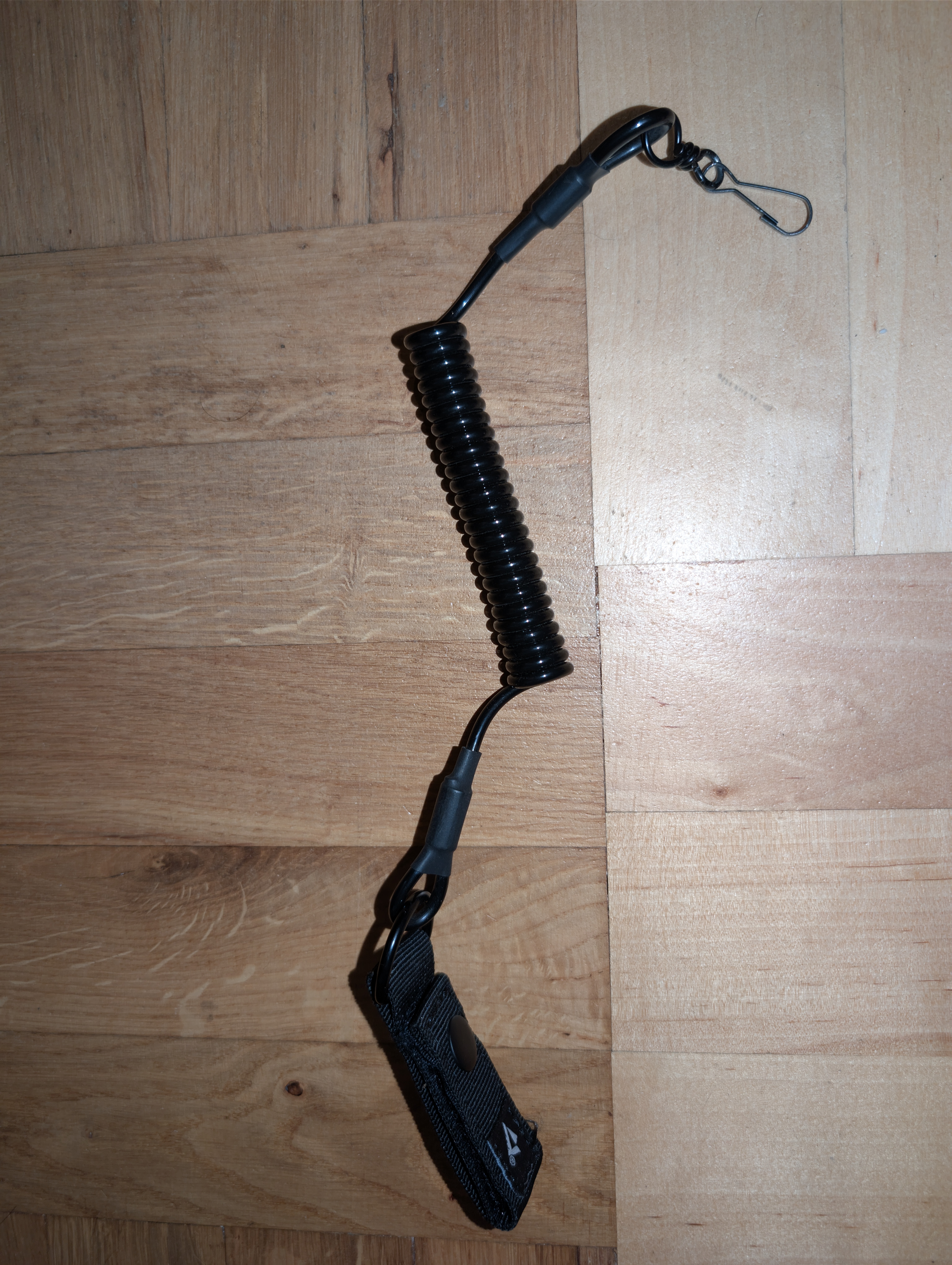 Smycz Taktyczna do Pistoletu / Retencja ASG (Action Sport Games) – Czarna