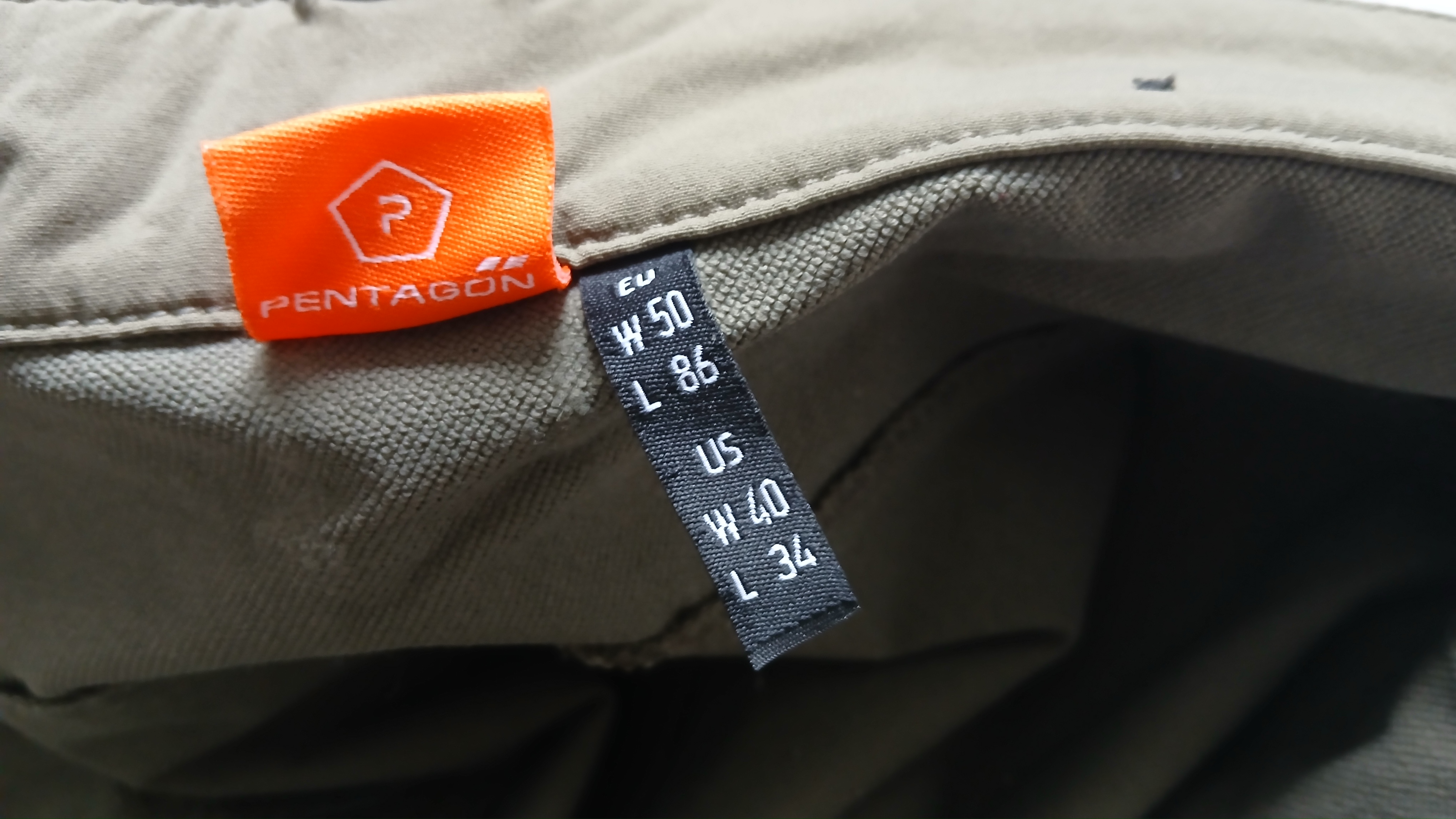 Spodnie Pentagon Hermes RAL7013 Rozmiar 50 Long - US 40/36