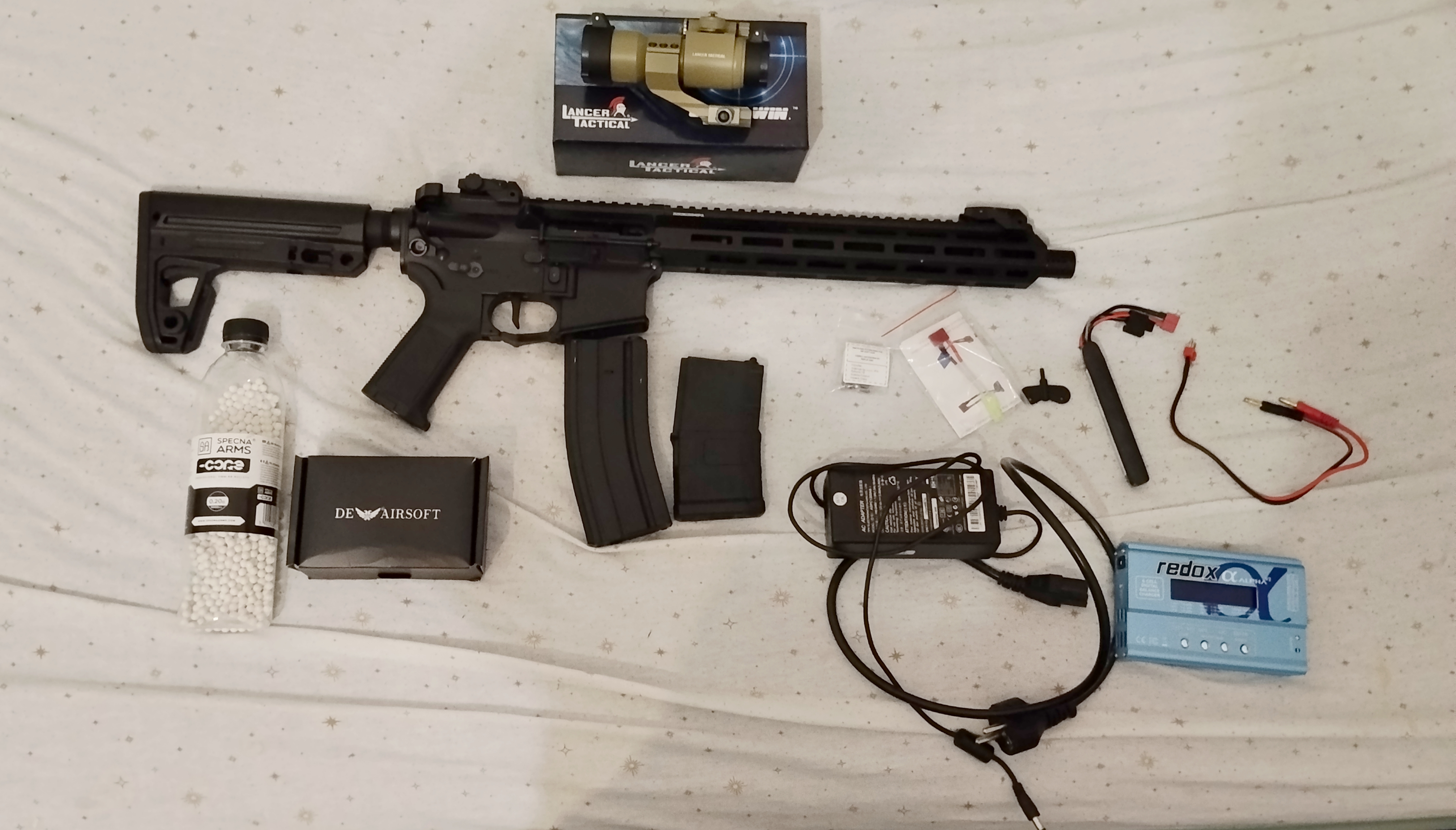 Replika ASG gotowa do gry pełen zestaw