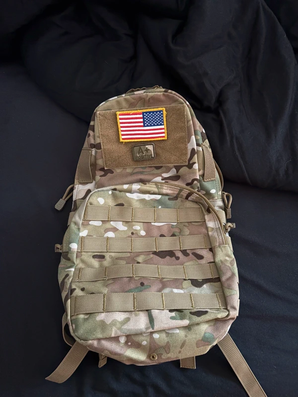 Plecak multicam/ camelback w zestawie