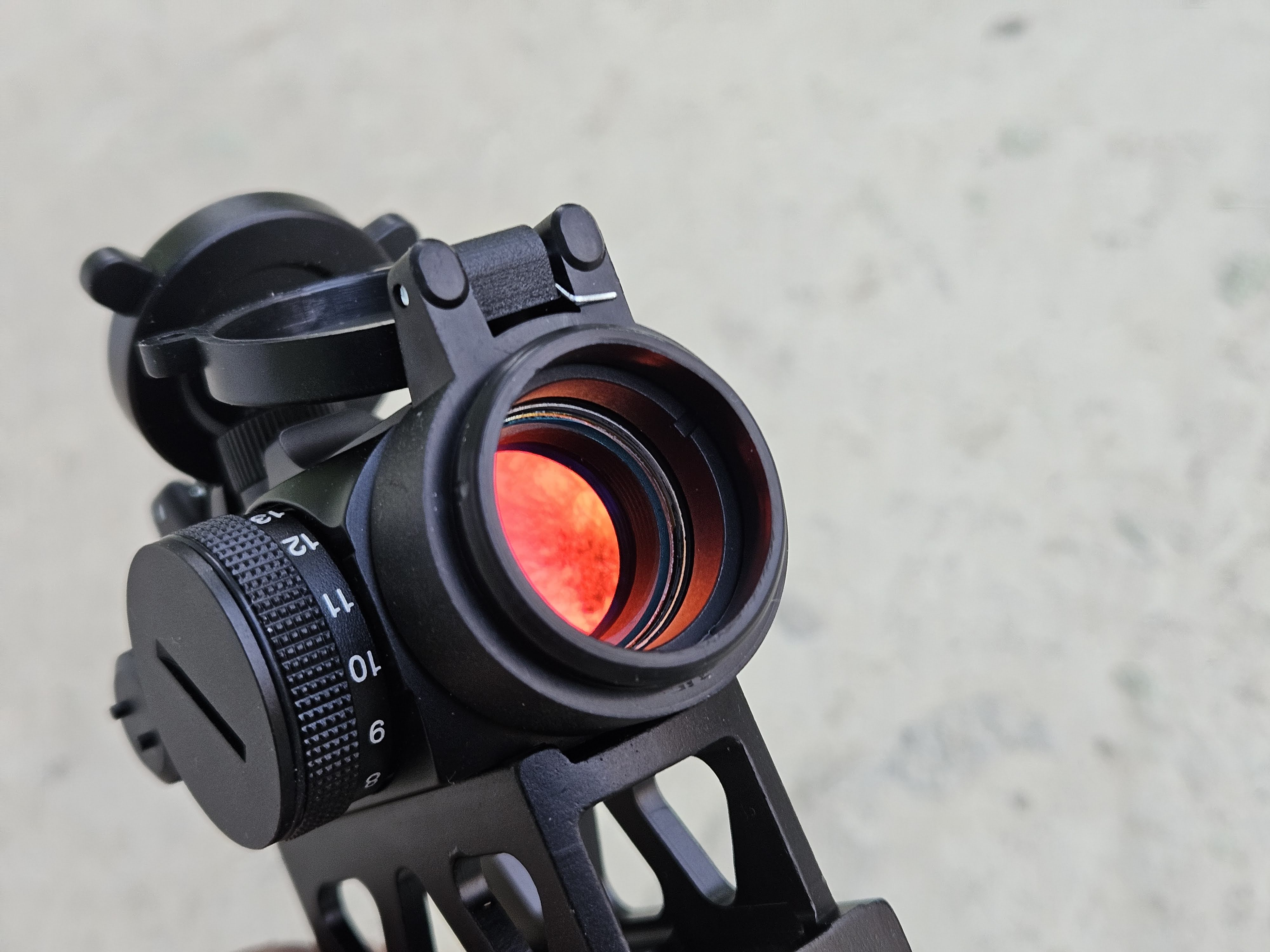 Kolimator AIM-O Aimpoint micro T1 replika, różne montaże wysoki, niski, QD