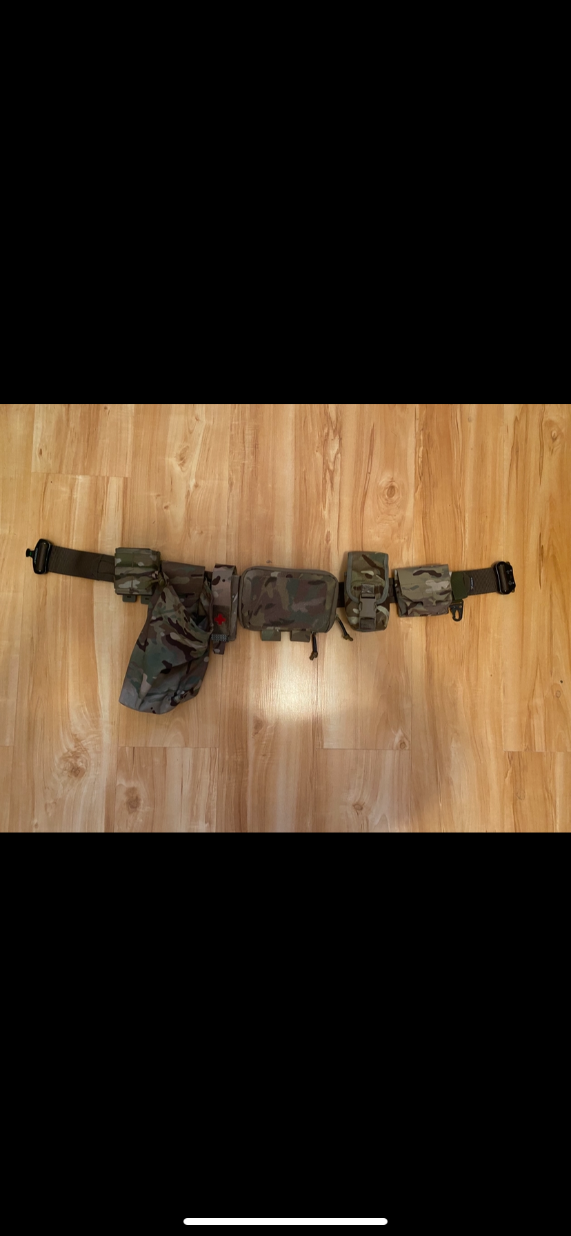 Pas taktyczny idogear green ładownice ładownica multicam