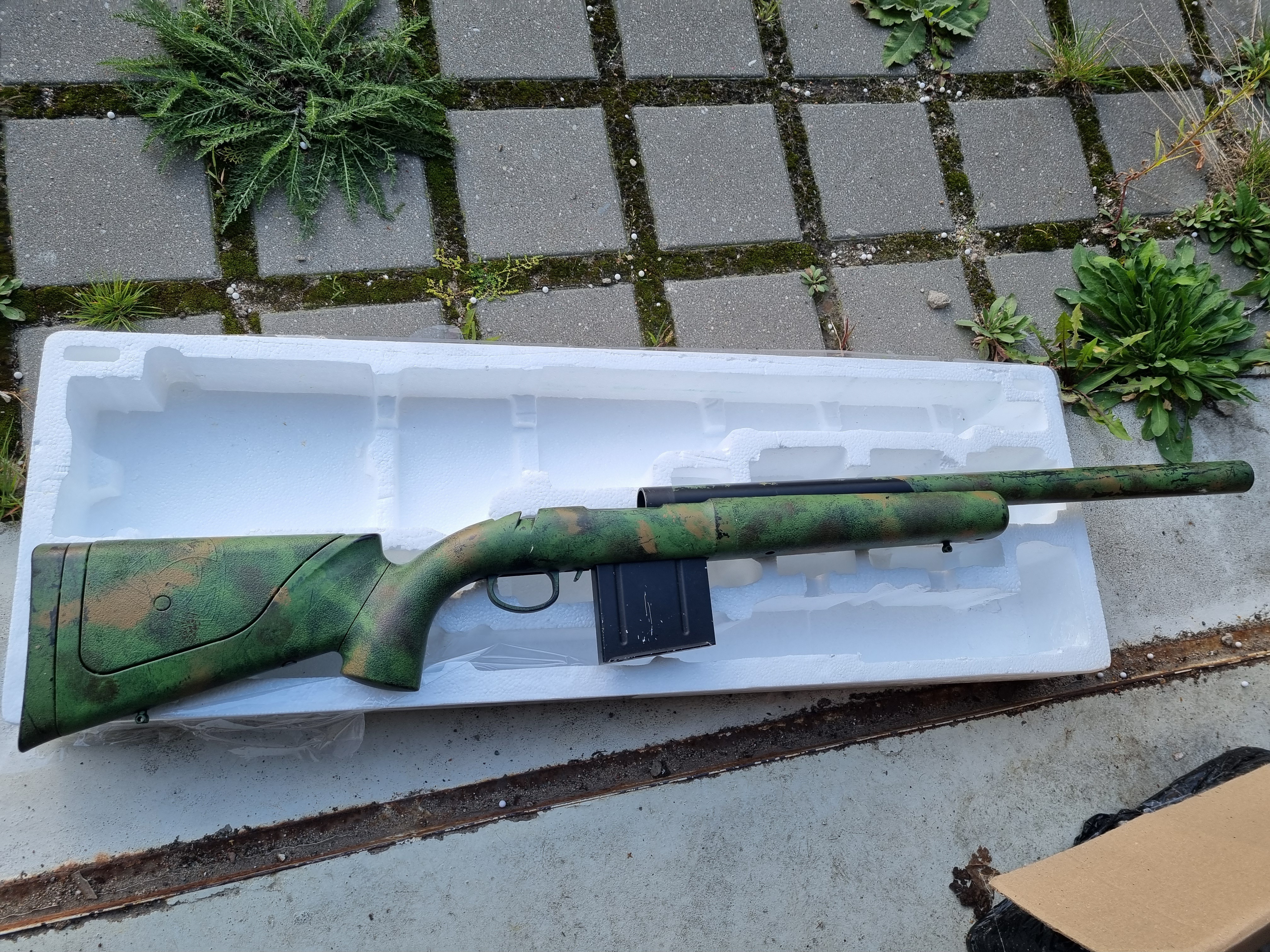 body + luneta + magazynek / APM40 APS / karabin snajperski / camo