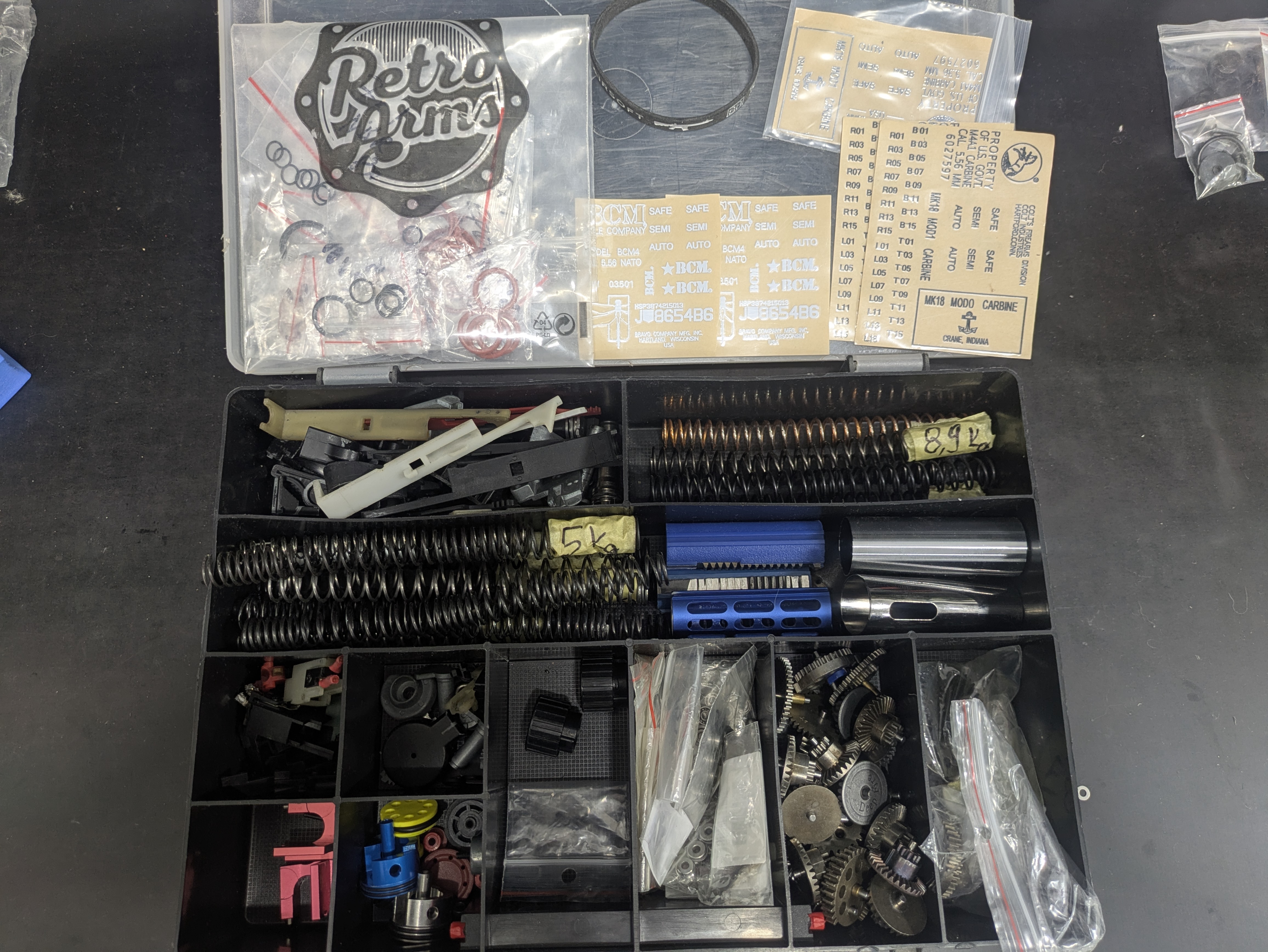 Dużo CZĘŚĆI po serwisie