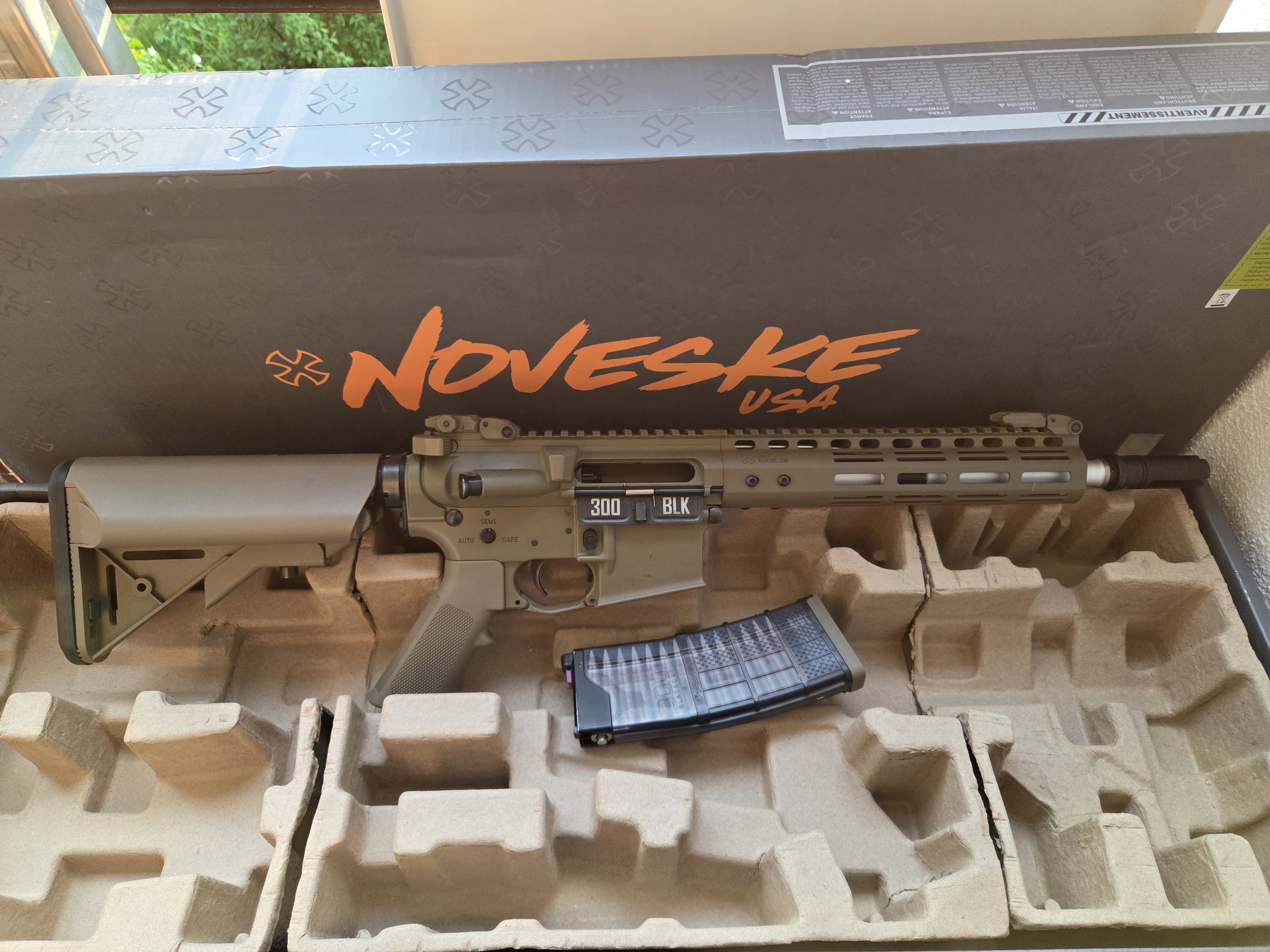 Replika Noveske N4 10.5 Shorty .300 BLK – Tan CGS gbbr