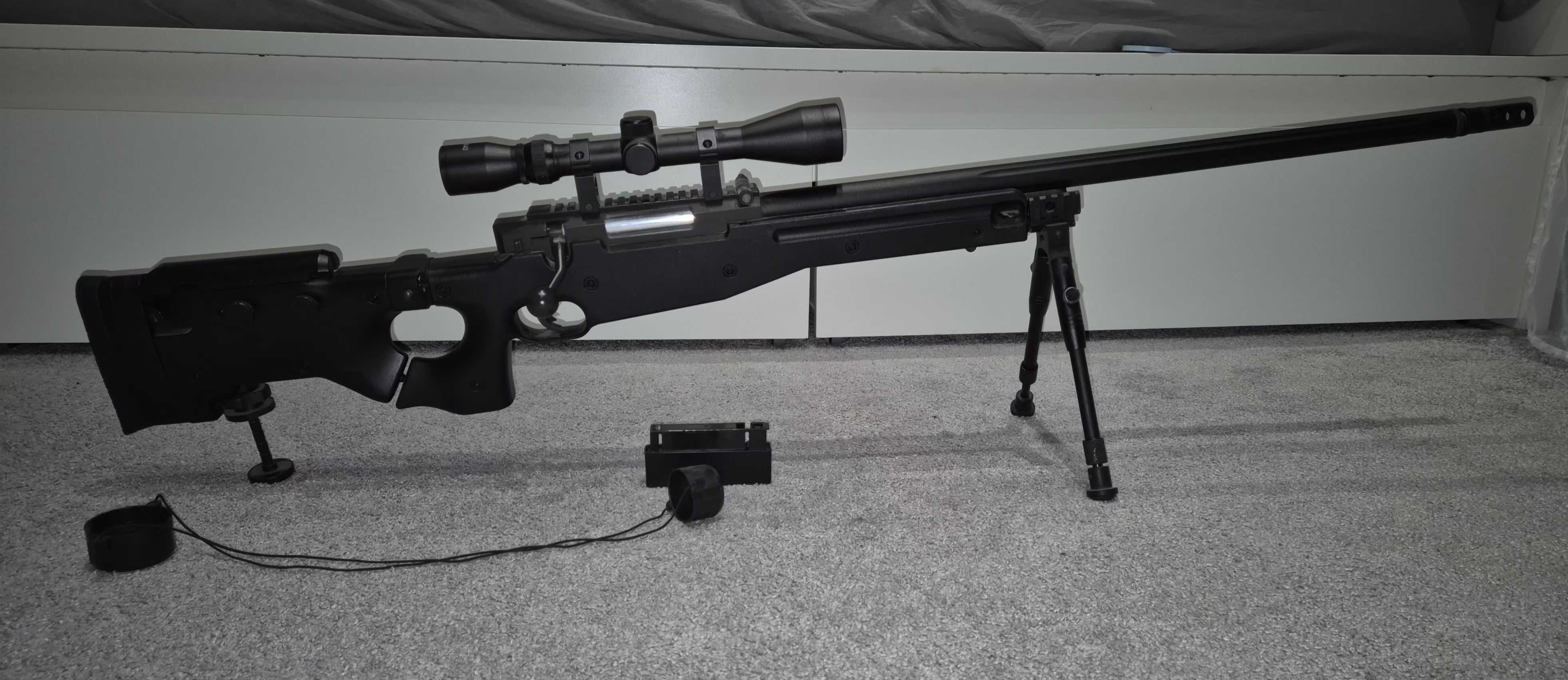 Replika ASG Well L96 AWP + luneta + dwójnóg
