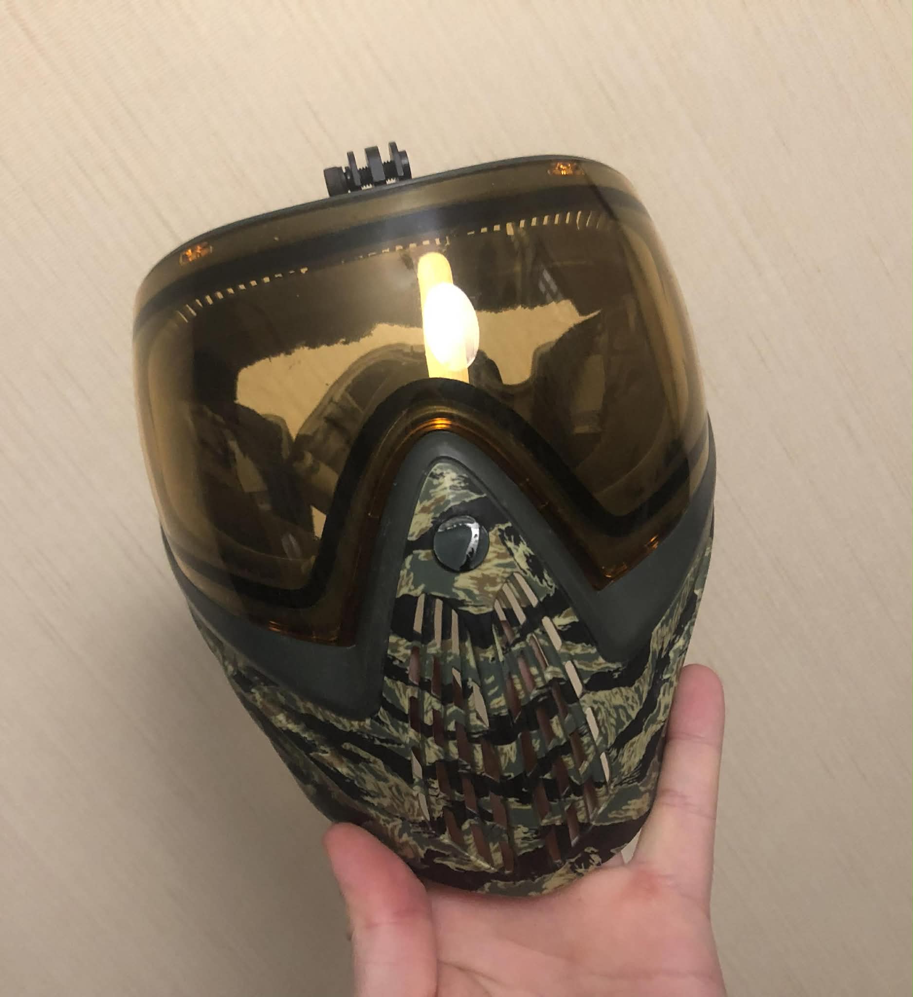 Maska Dye i4 tiger stripe + montaż