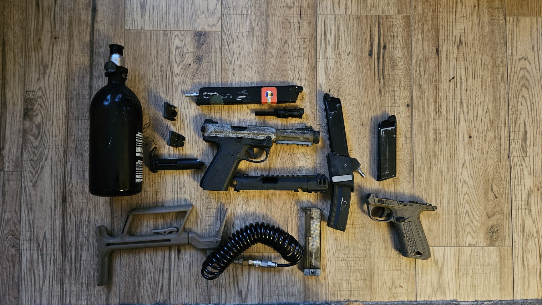 AAP01 HPA reduktor, butla, tutning, adapter hpa MP5  TANIO