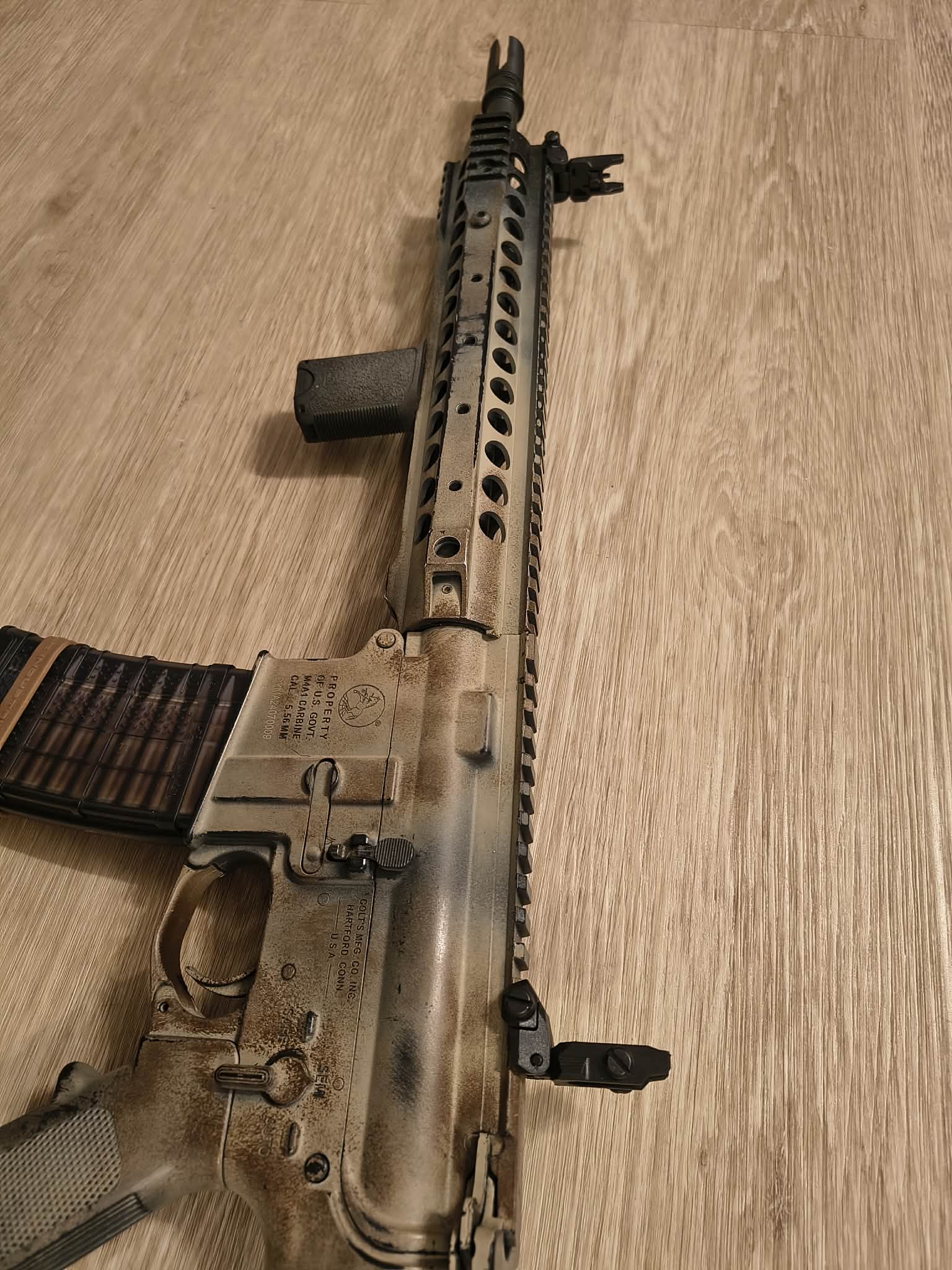 M4 AR15 CGS CYMA Replika ASG GBB Gazowa GreenGaz