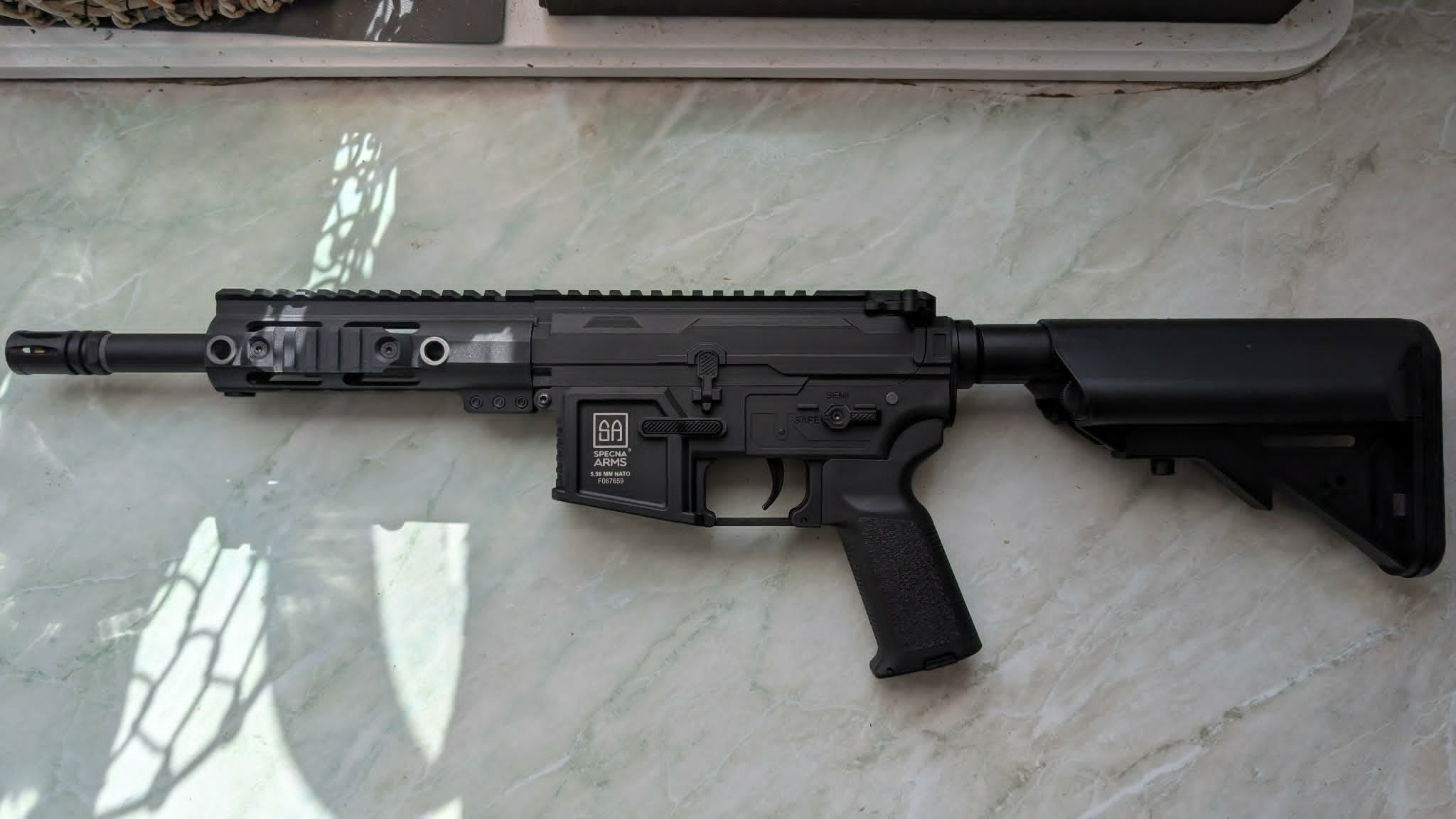 Replika Specna Arms HAL do CQB bezpośrednio po tuningu i serwisie jak nowa