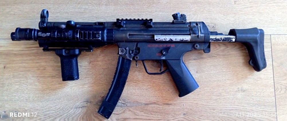 MP5 Bolt Airsoft EBB dodatki