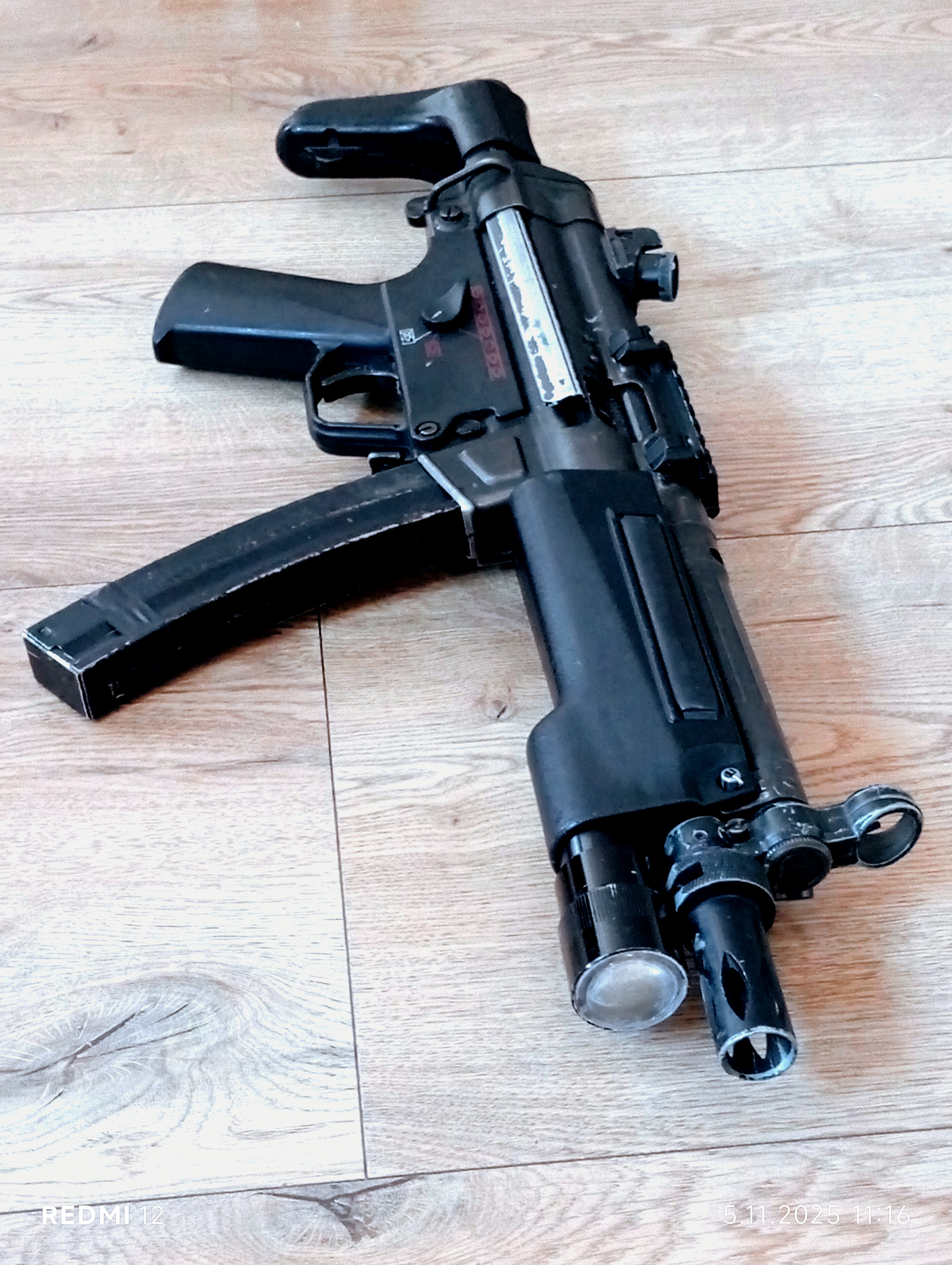 MP5 Bolt Airsoft EBB dodatki