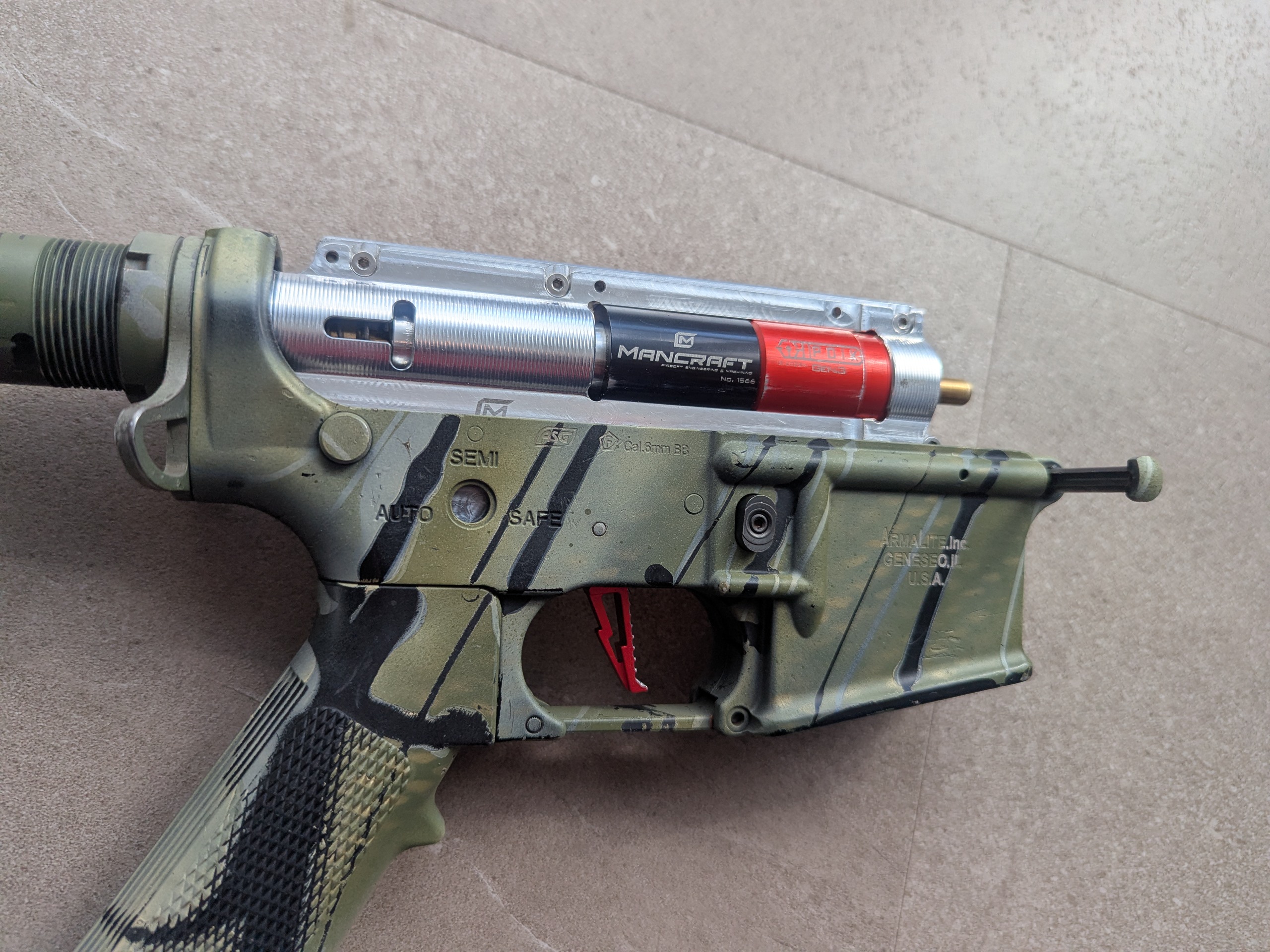 Karabin HPA M15A4 ASG DMR Mancraft - kompletny zestaw M4