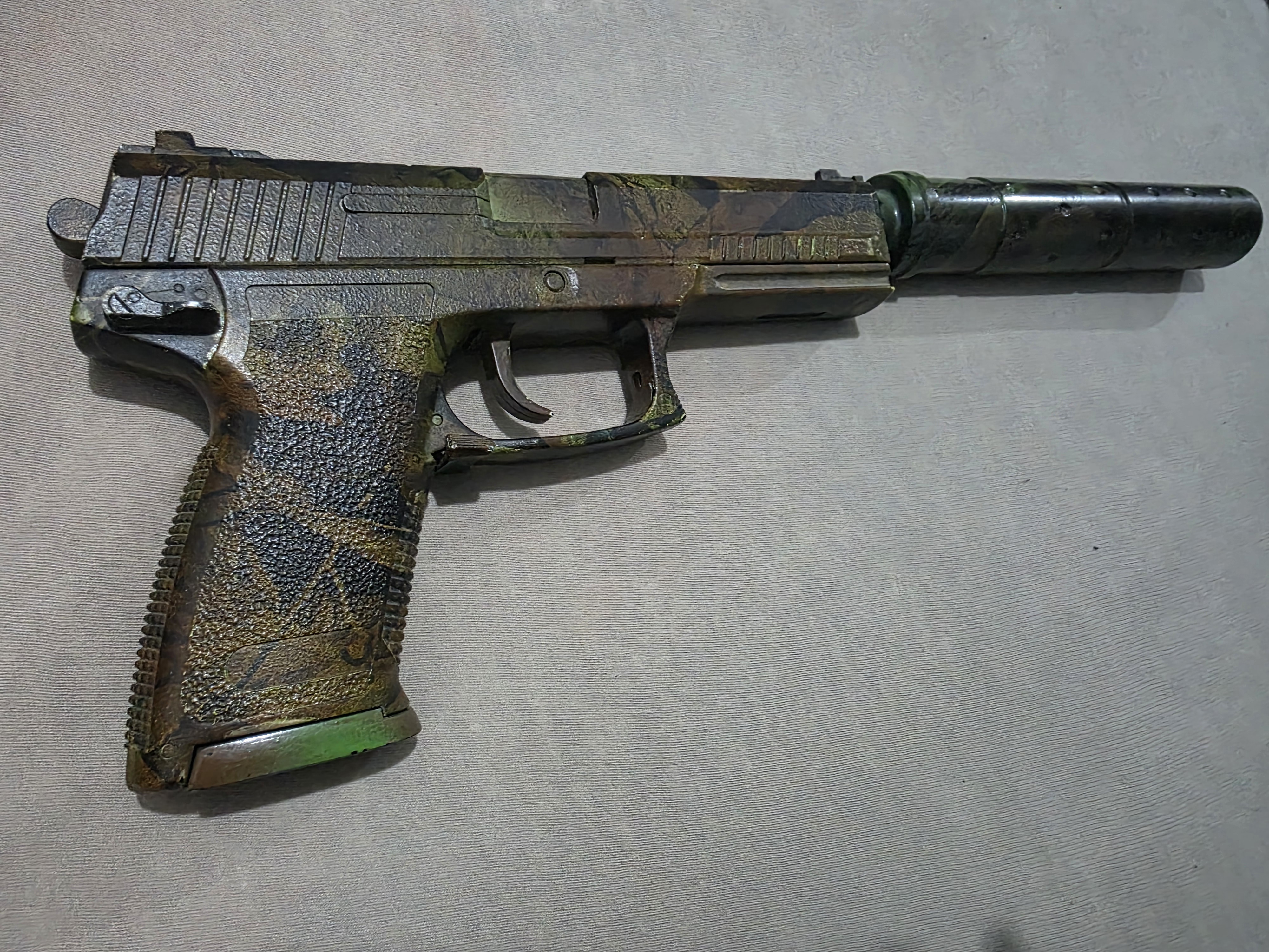STTI MK23 SOCOM Green Gas NBB + tłumik + custom paint