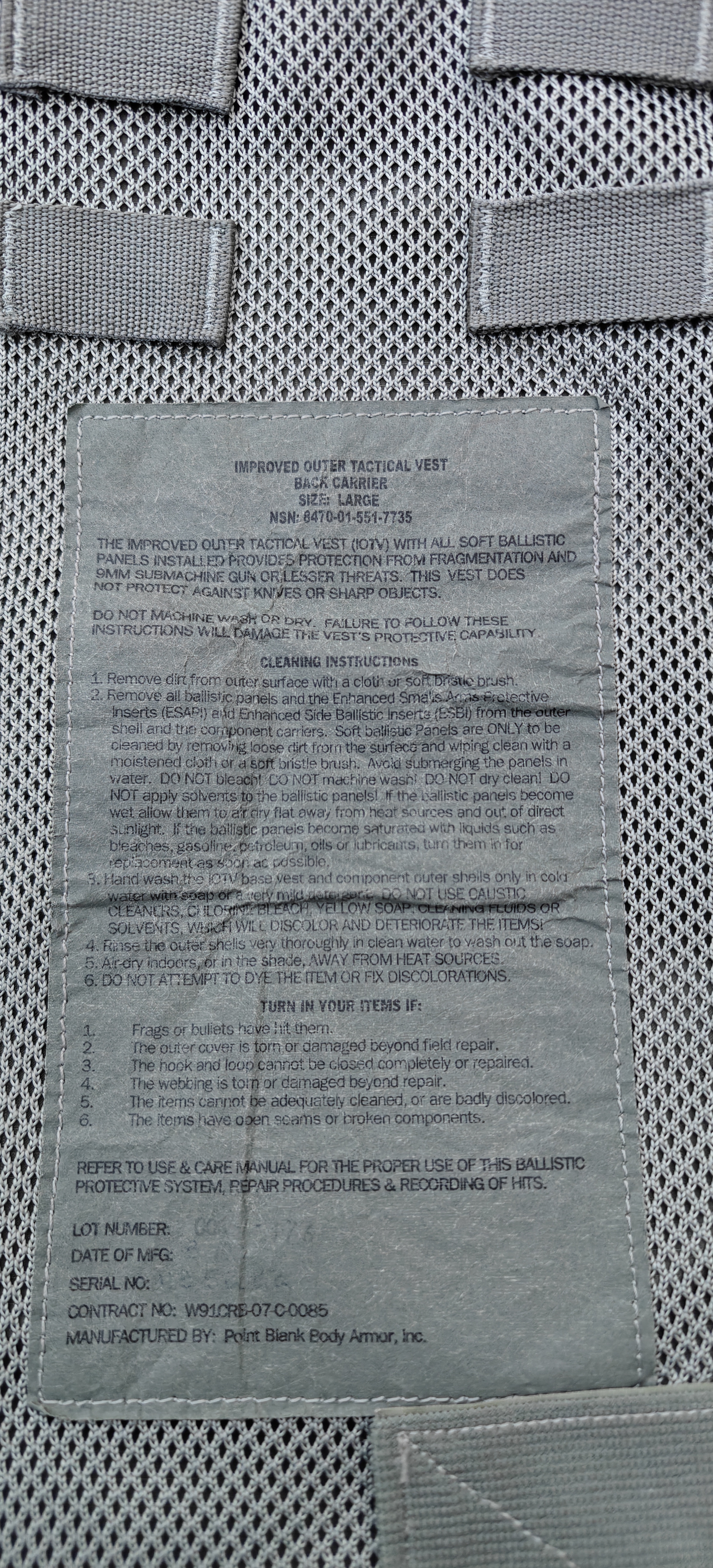 Kamizelka IOTV UCP US ARMY + wkłady.