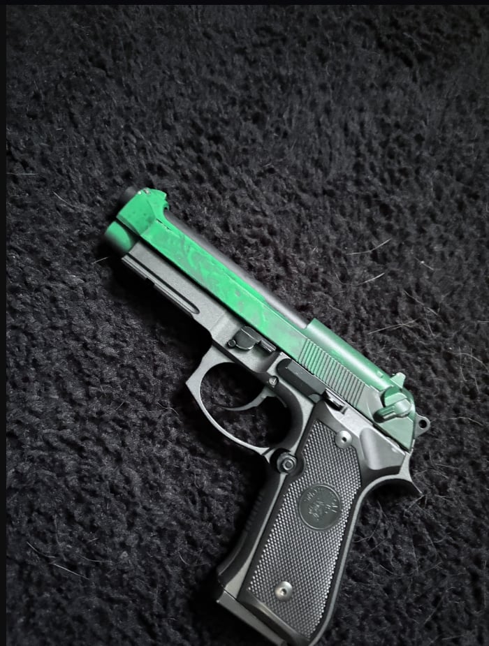 Pistolet Green gas snow wolf deagle