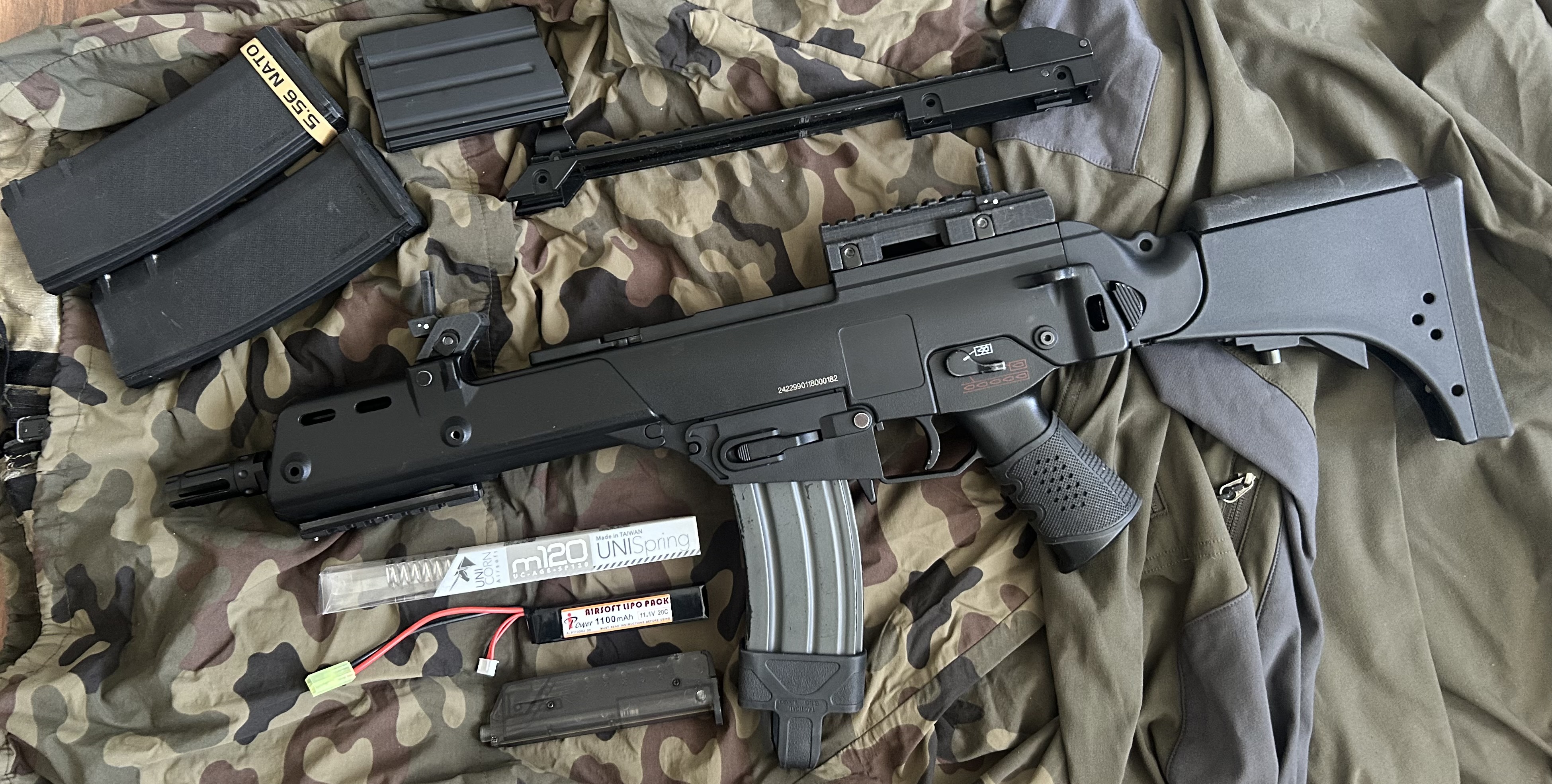 G36c JG v3 CQC custom lipo